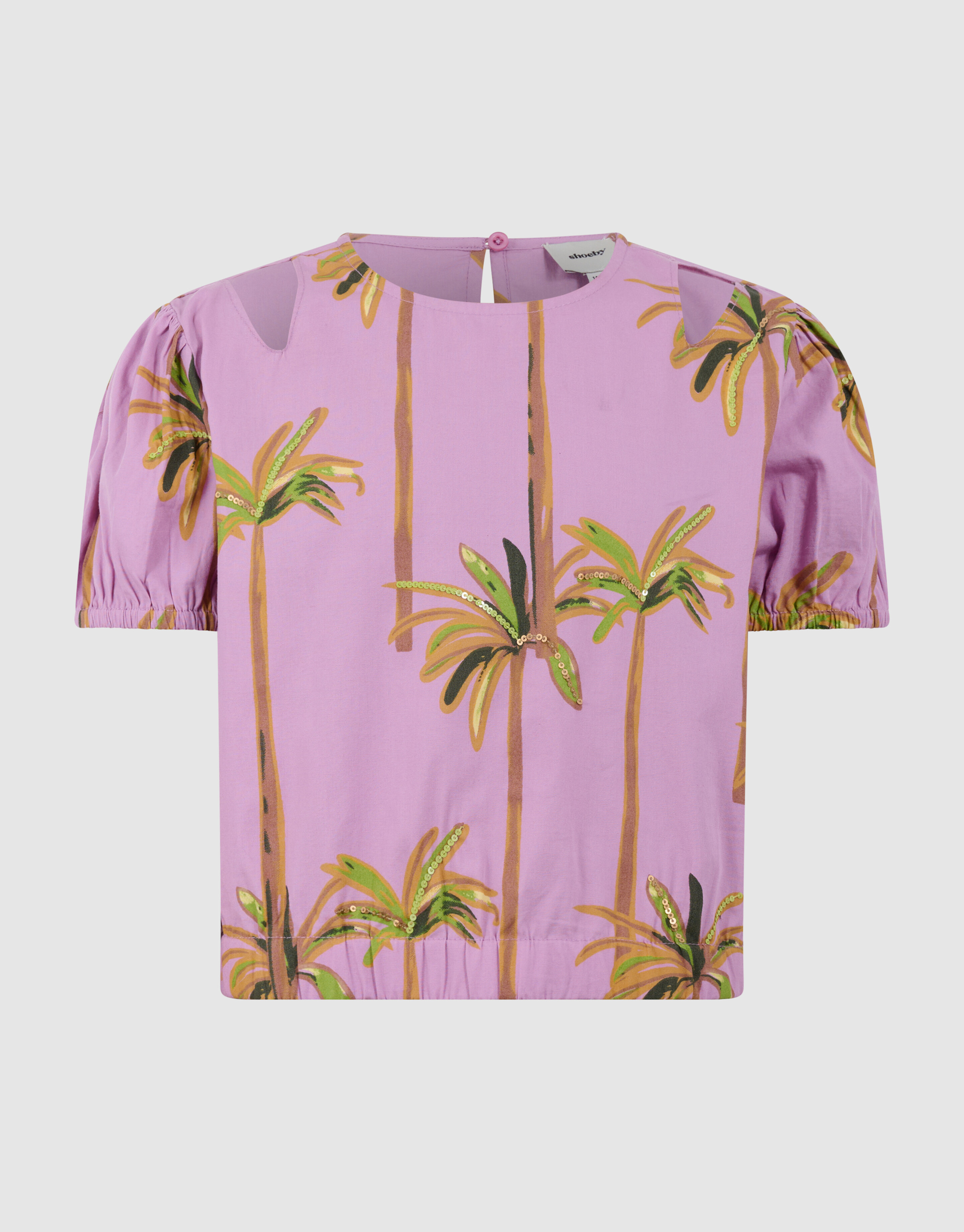 Palm Pailletten Top Helllila SHOEBY GIRLS