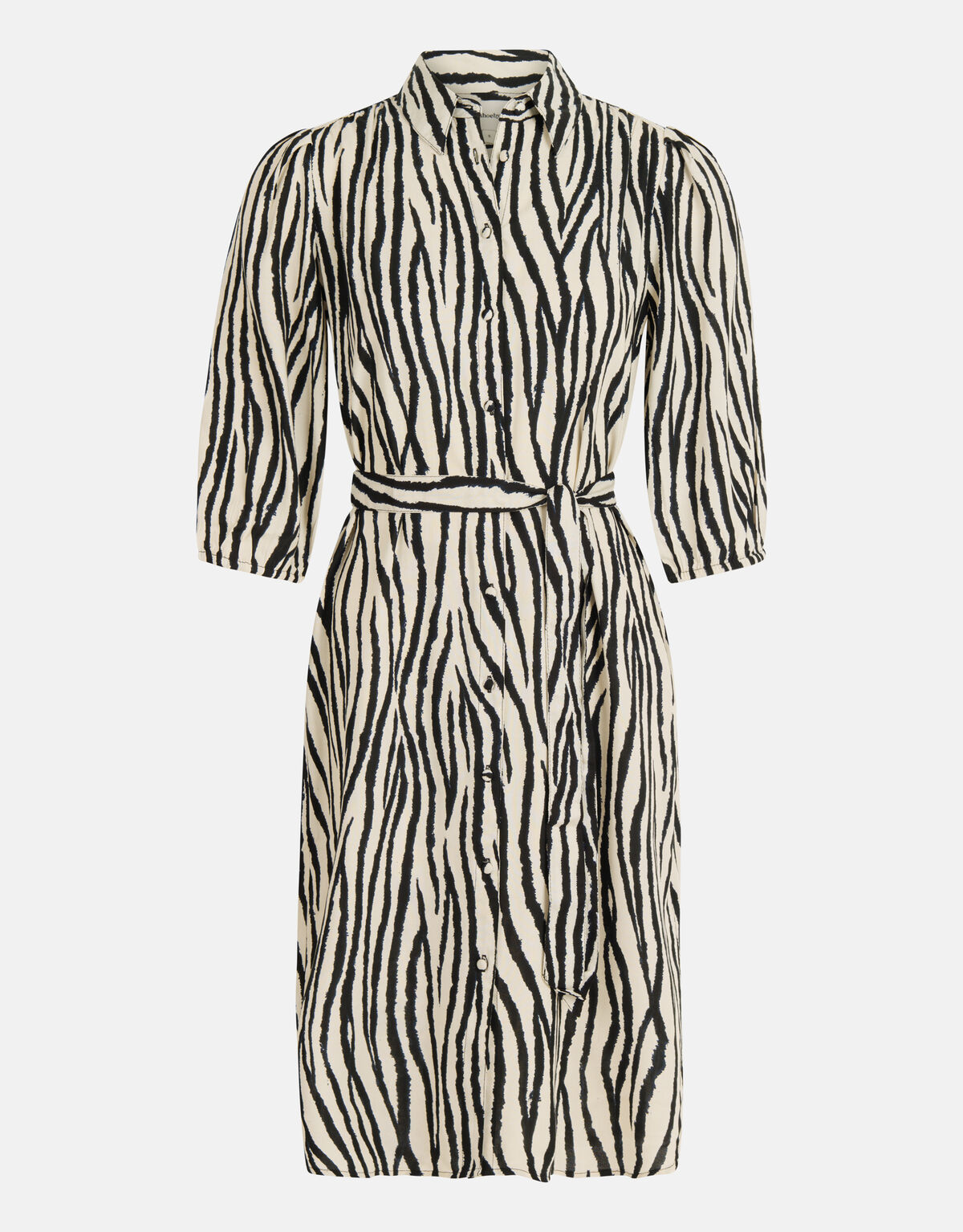 Zebra bedrucktes Kleid Schwarz/Weiß SHOEBY WOMEN