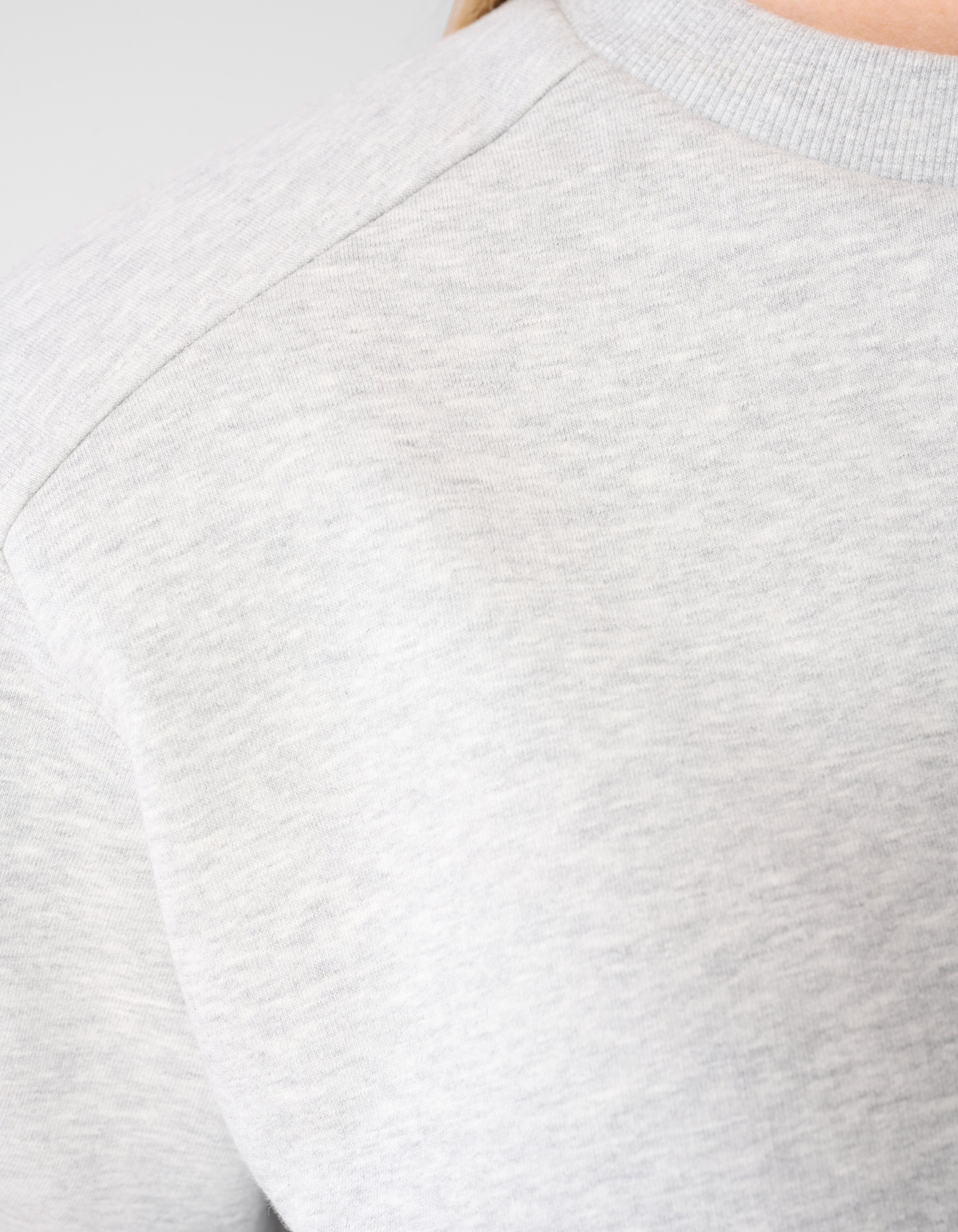 &Uuml;bergro&szlig;es Sweatshirt T-Shirt Hellgrau SHOEBY WOMEN