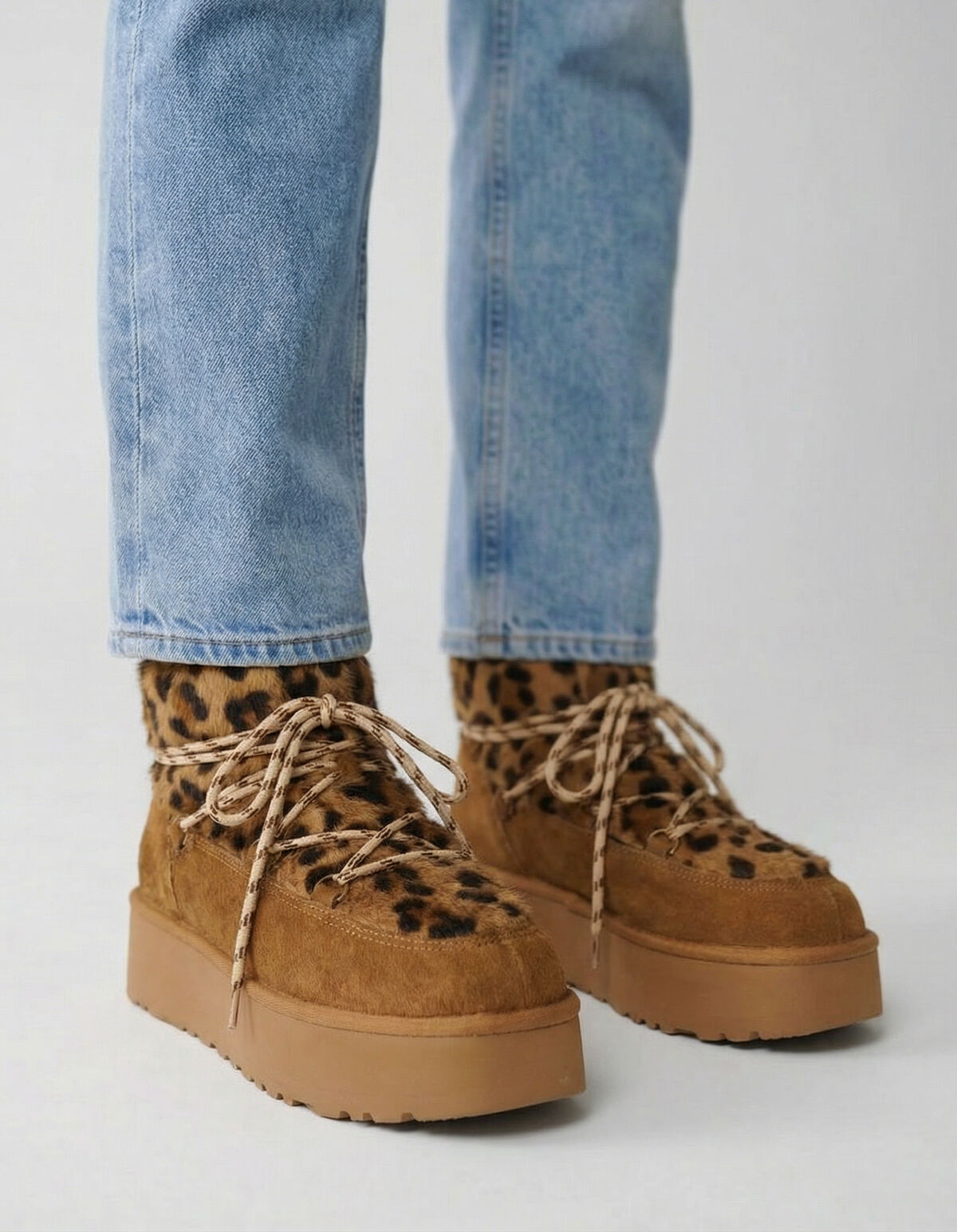 Leopard Stiefeletten Braun SHOEBY SHOES