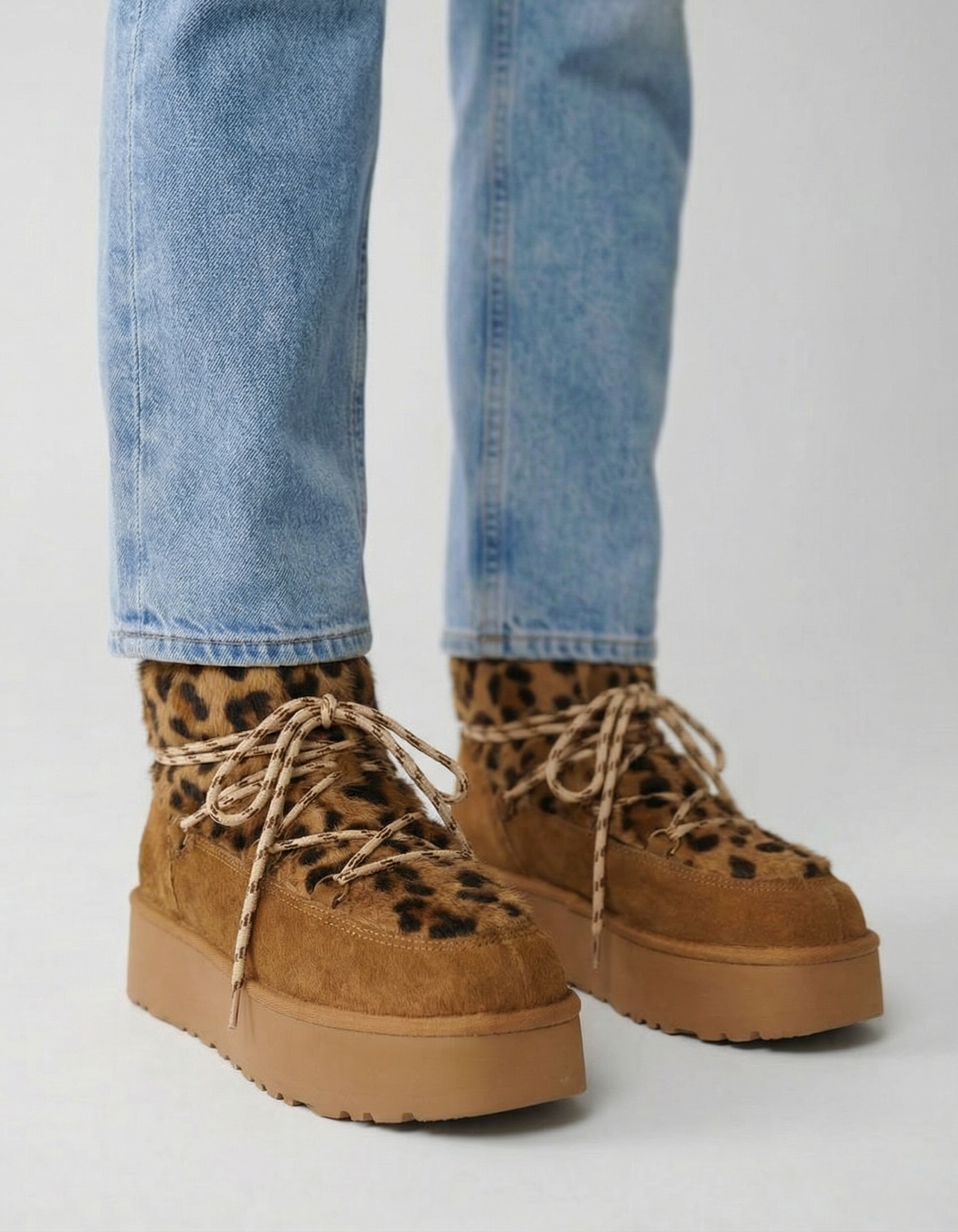 Leopard Stiefeletten Braun SHOEBY SHOES