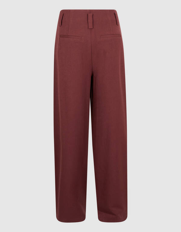 Wide-Leg-Hose Dunkelrot By Mieke SHOEBY WOMEN