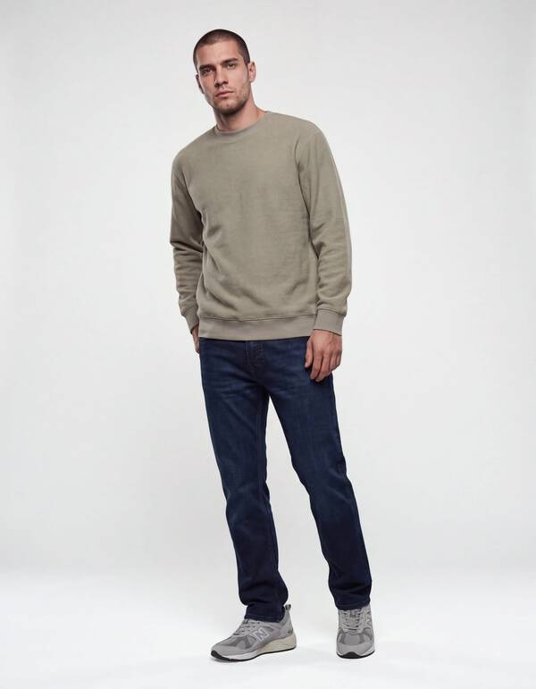 Comfort Straight Fit Jeans Dunkelblau L34 SHOEBY MEN