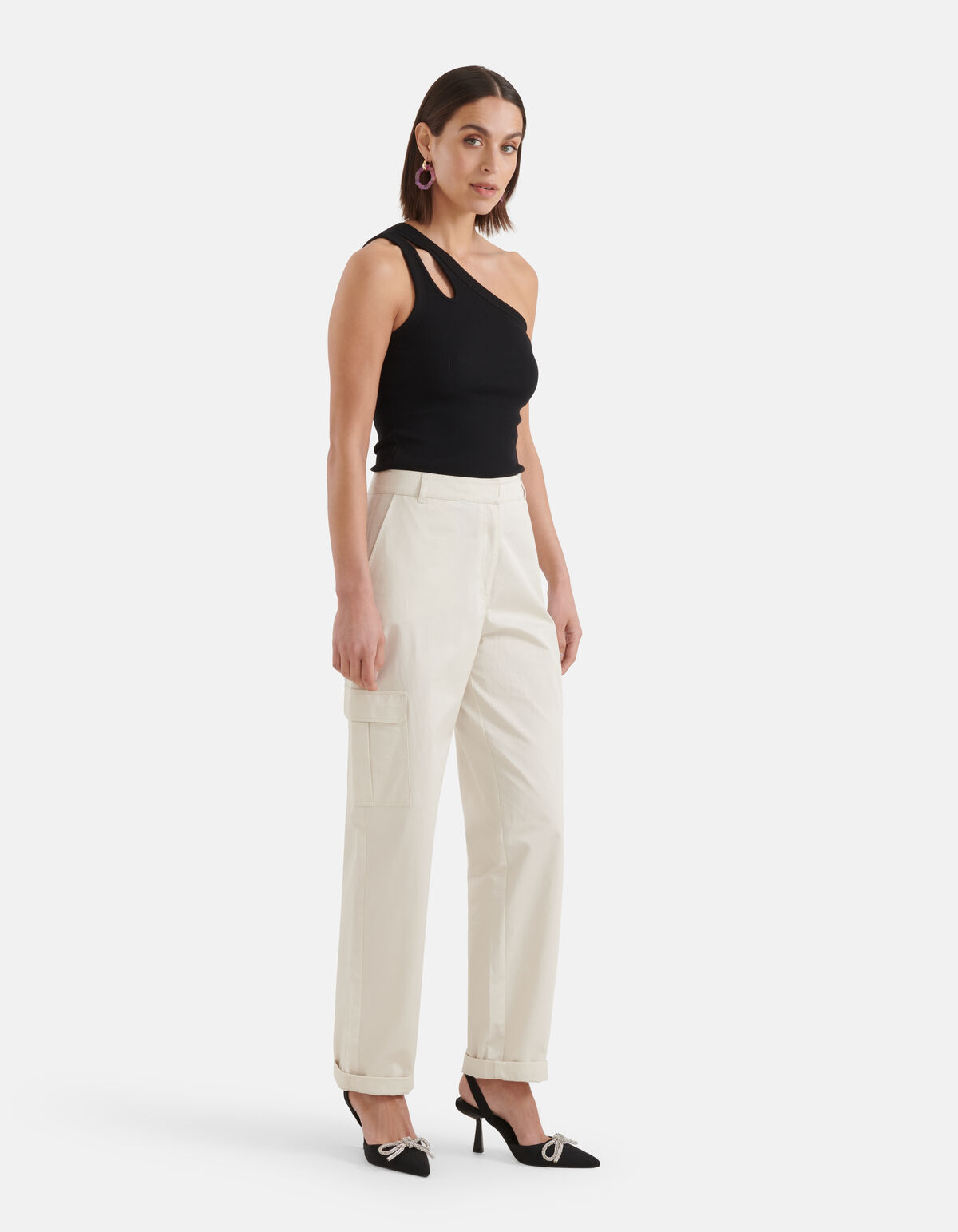 Cargohose Off White SHOEBY WOMEN