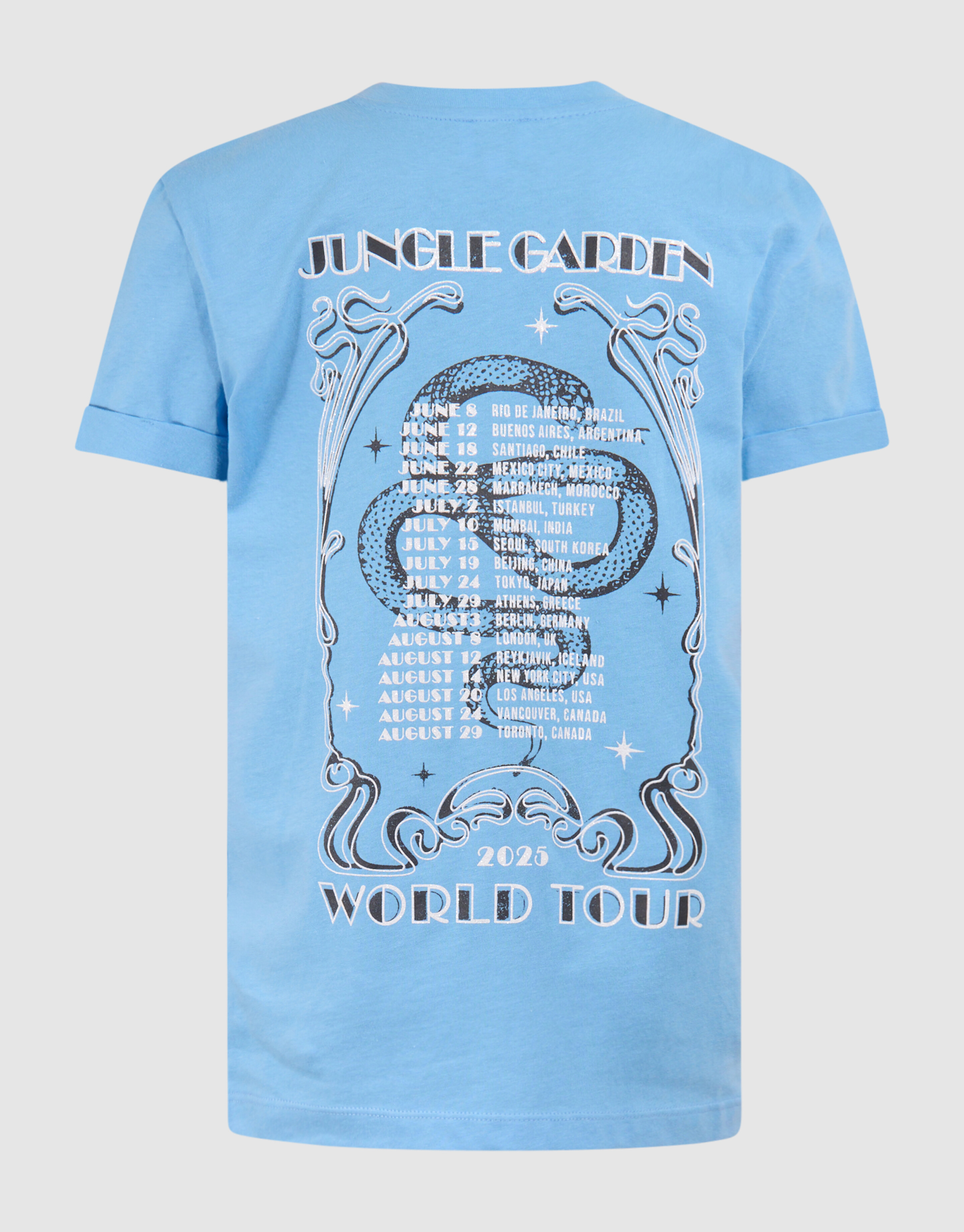 Kunstwerk T-shirt Blau SHOEBY GIRLS