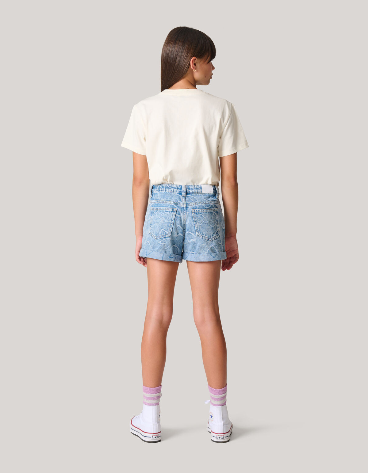 Artwork T-shirt Wit SHOEBY GIRLS