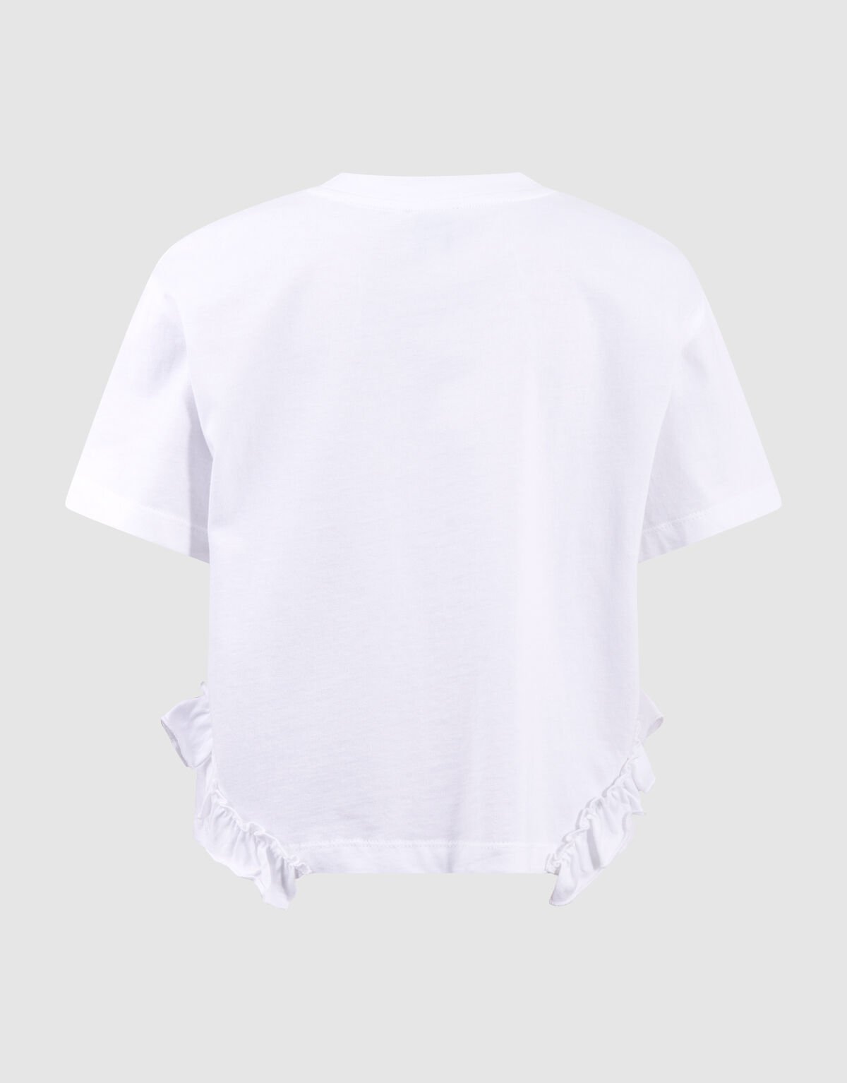 Ruffle Pineapple T-Shirt Wei&szlig; SHOEBY GIRLS