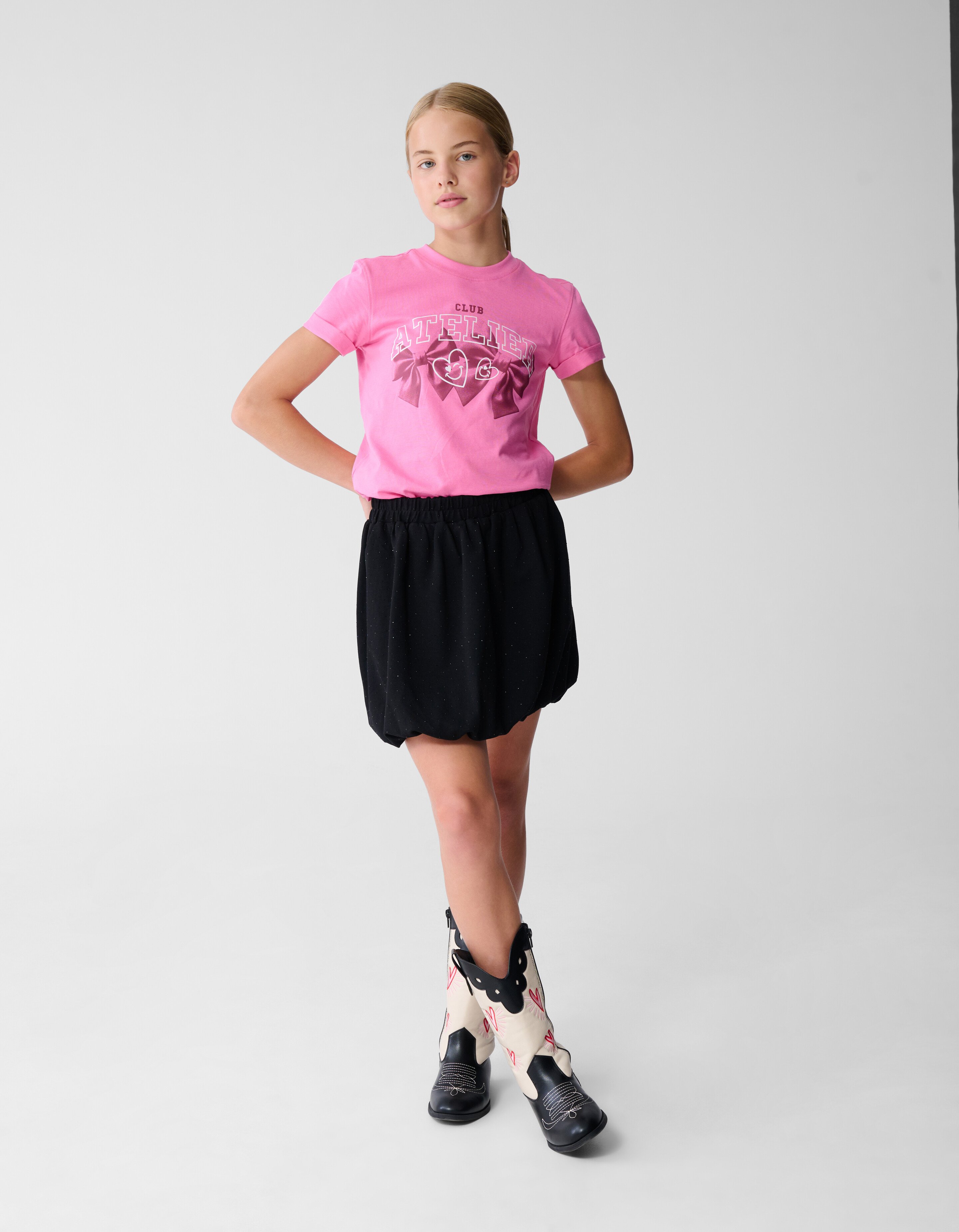Club Atelier Kunst T-Shirt Rosa SHOEBY GIRLS