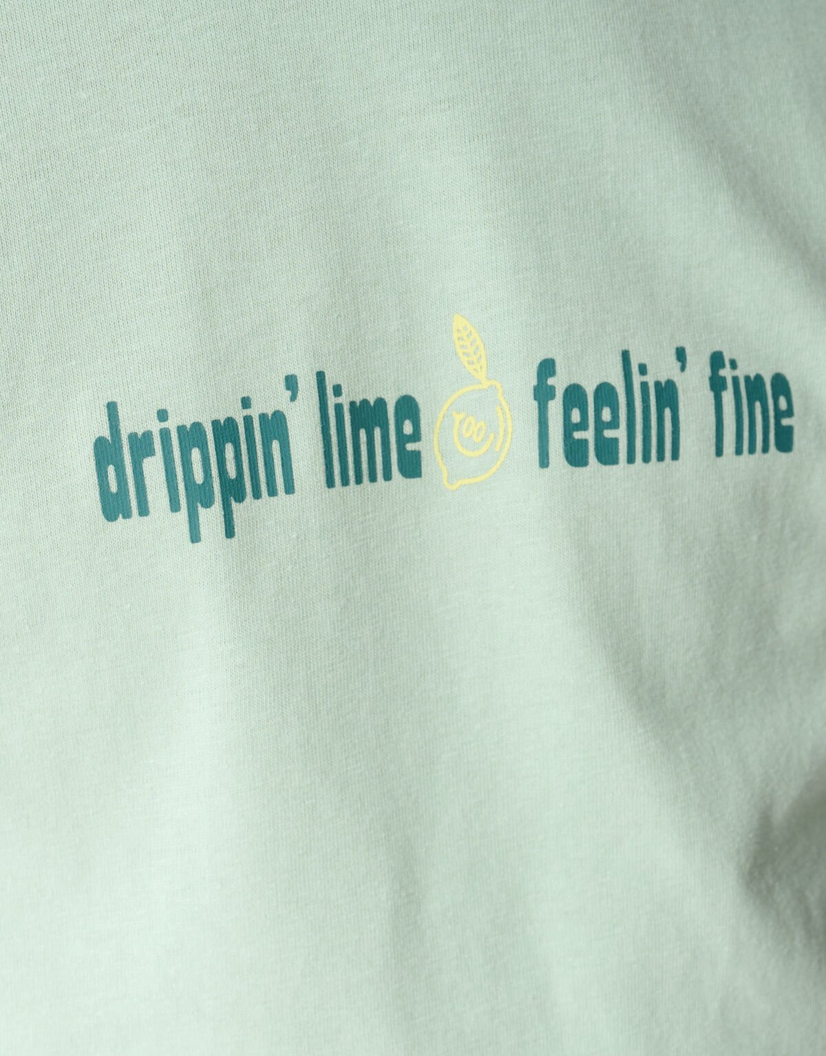 Dripping Artwork T-Shirt Hellgr&uuml;n SHOEBY BOYS