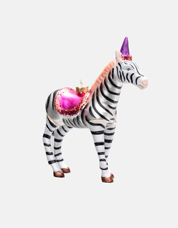Zebra-Weihnachtskugel von Fred SHOEBY ACCESSOIRES
