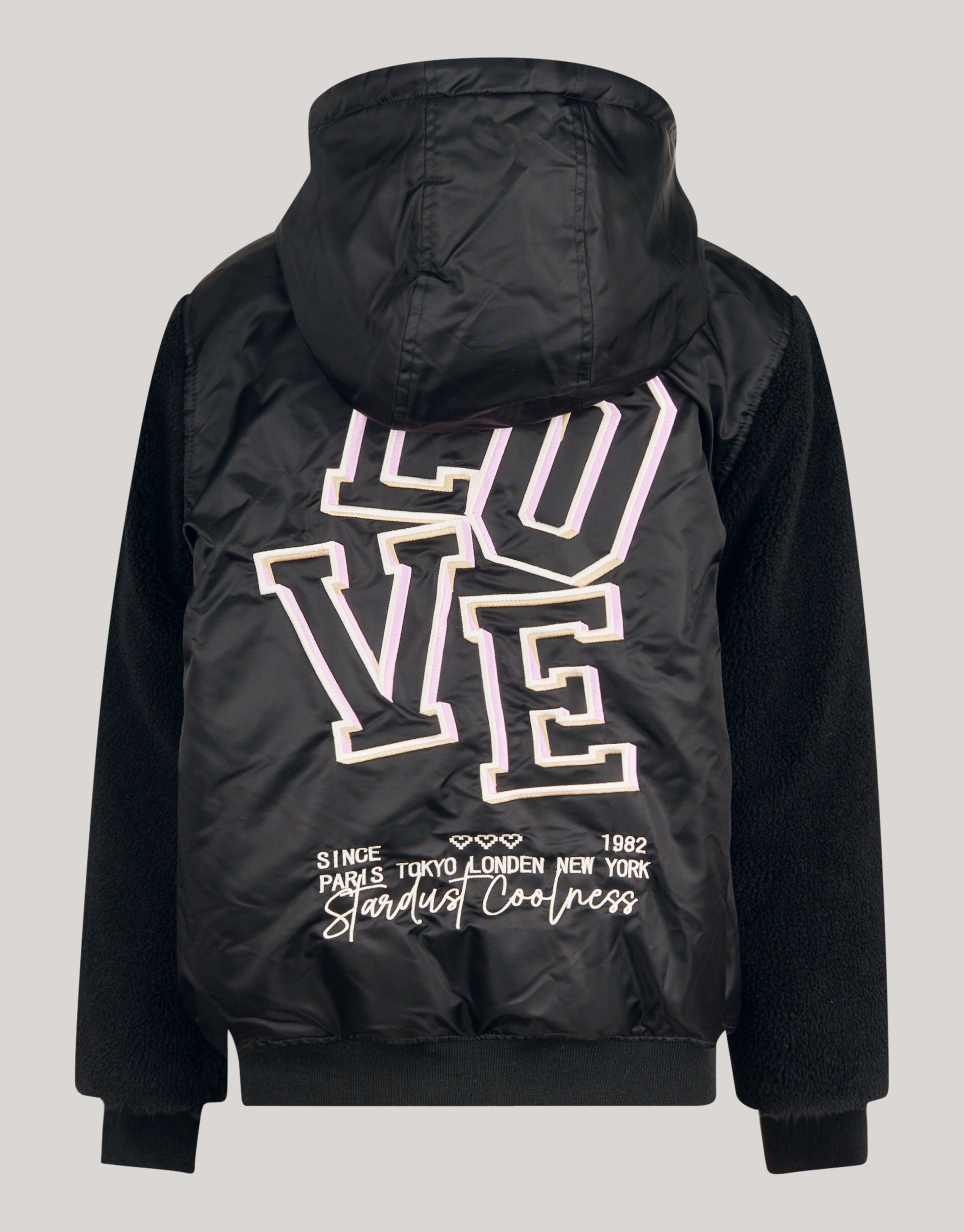 Varsity Jacke Schwarz SHOEBY GIRLS
