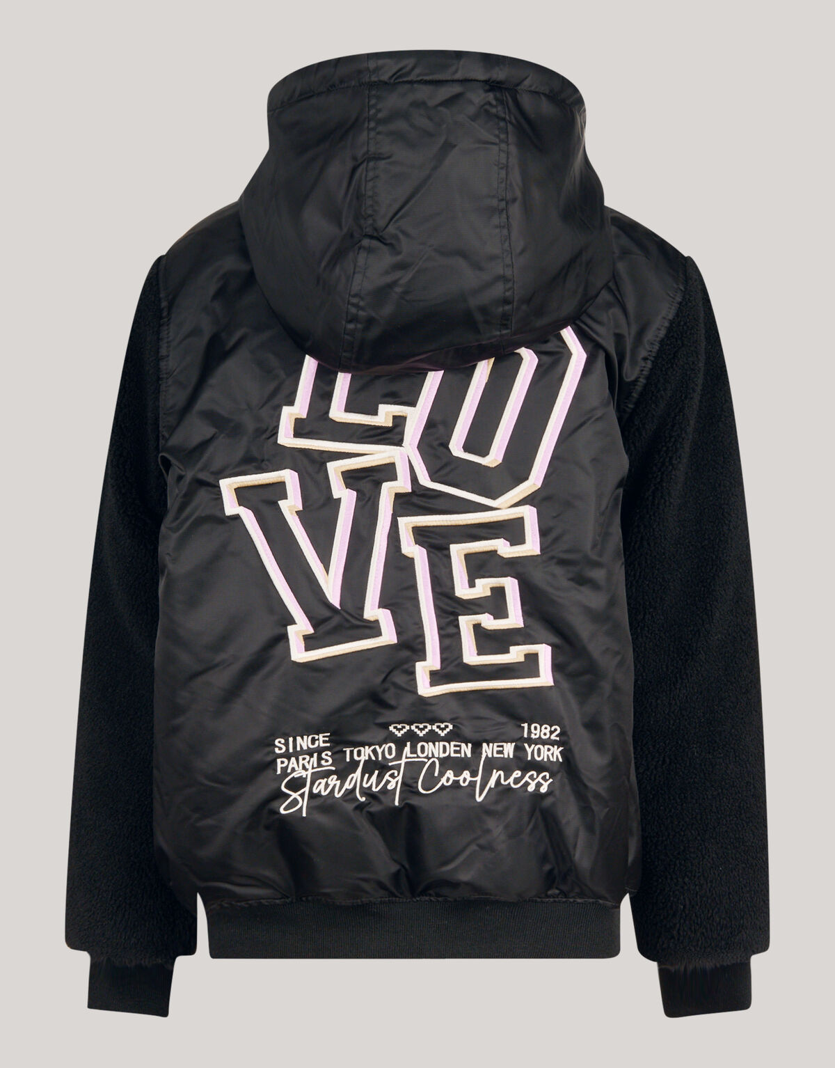 Varsity Jacke Schwarz SHOEBY GIRLS