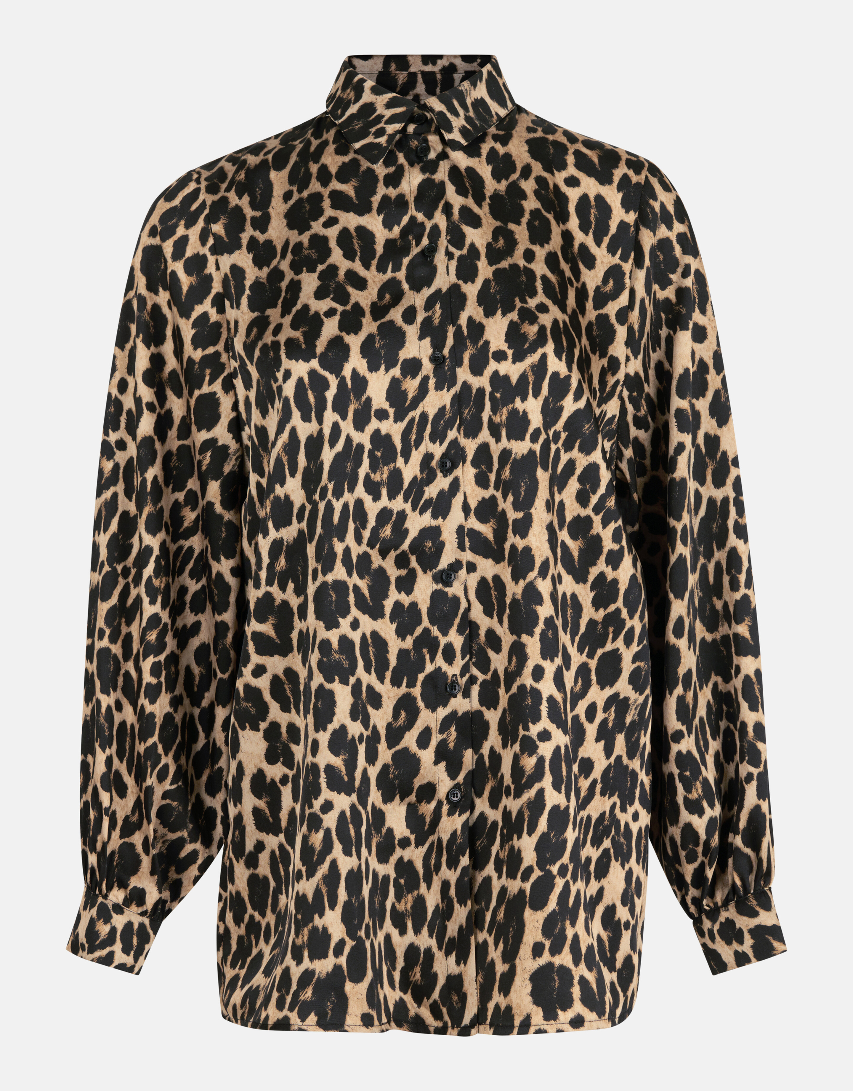 Bluse mit Leopardenmuster Taupe SHOEBY WOMEN