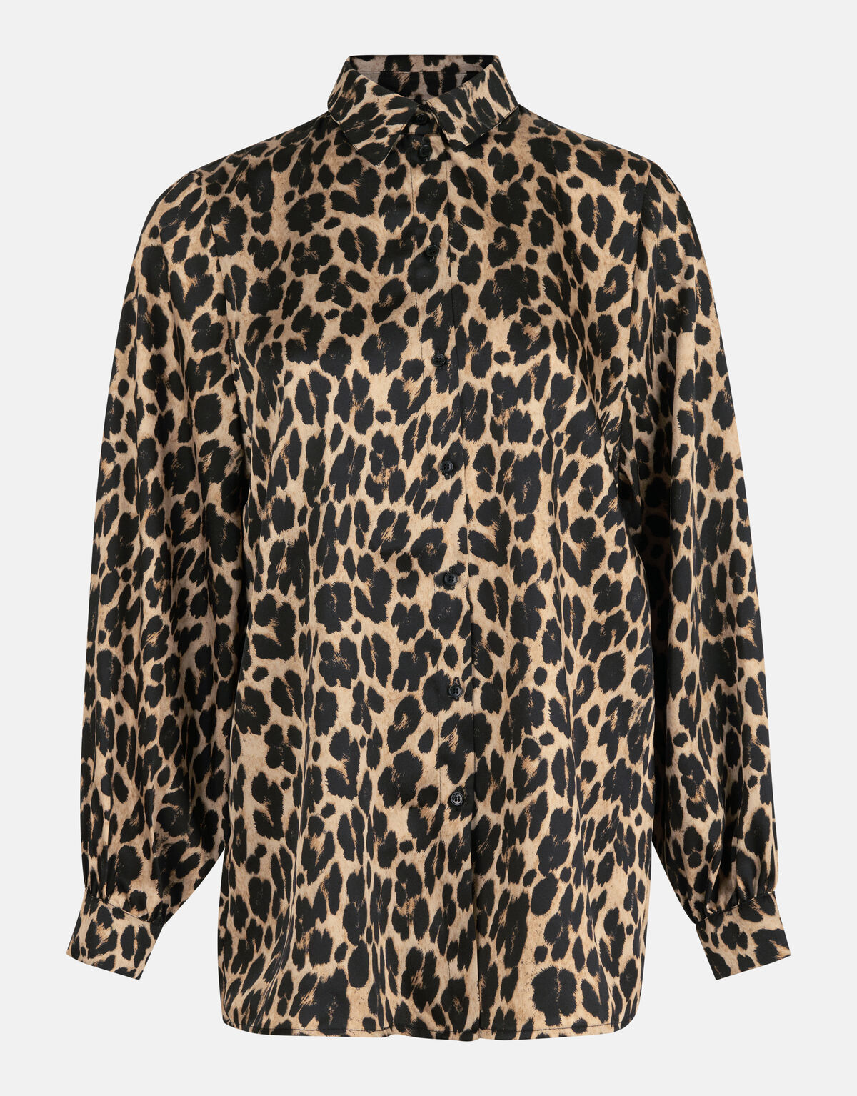 Bluse mit Leopardenmuster Taupe SHOEBY WOMEN