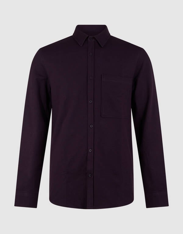 Twillhemd, dunkelrot SHOEBY MEN