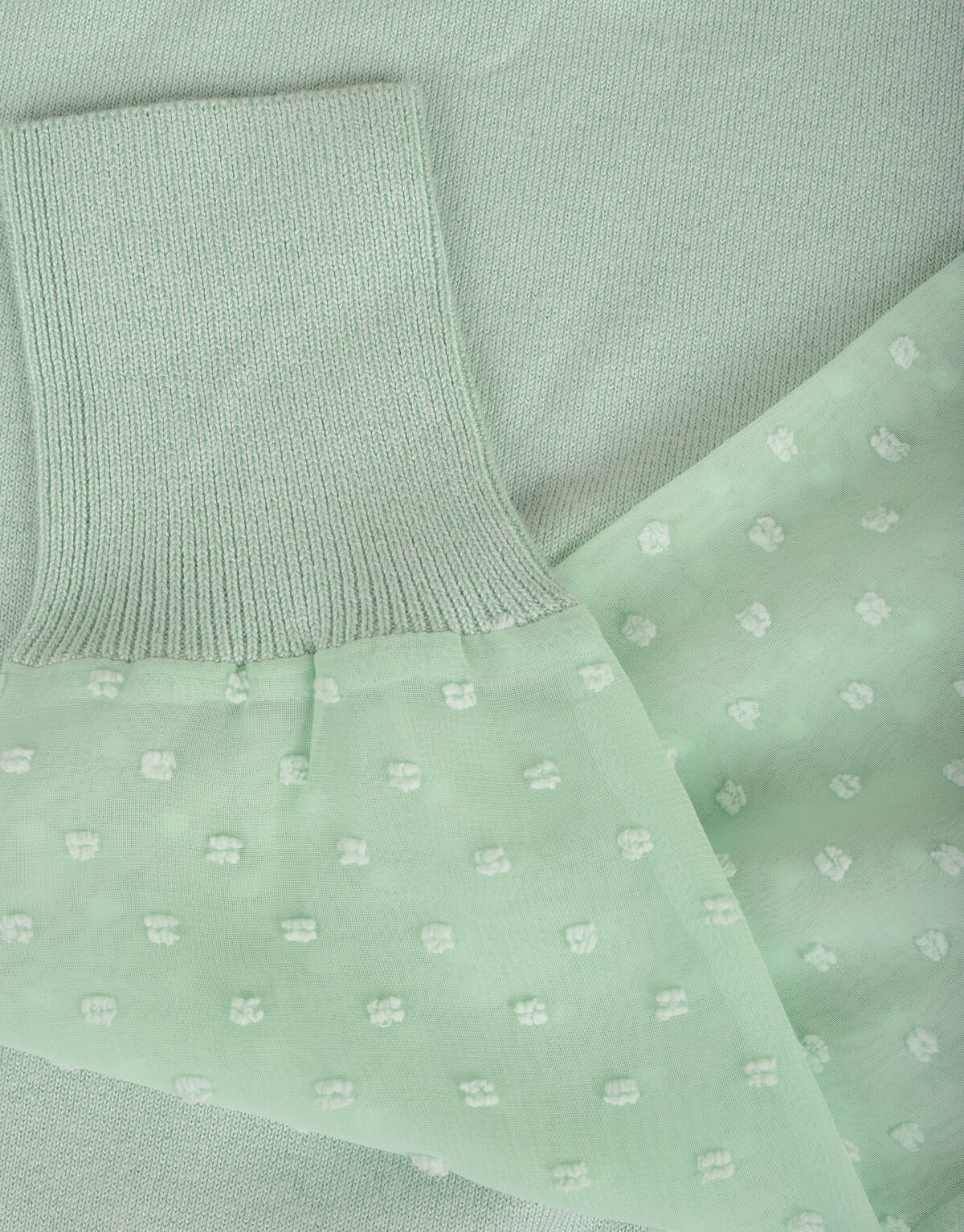 Mesh-Punkt-Pullover JILL&MITCH