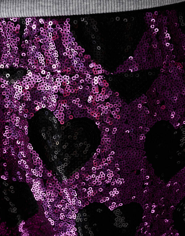 Pailletten-Minirock Rosa SHOEBY GIRLS