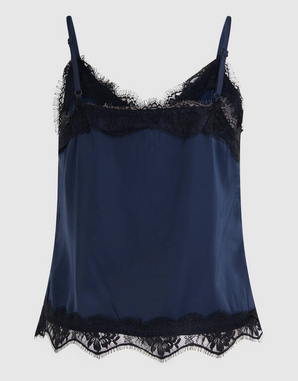 Spitzenoberteil Dunkelblau SHOEBY WOMEN