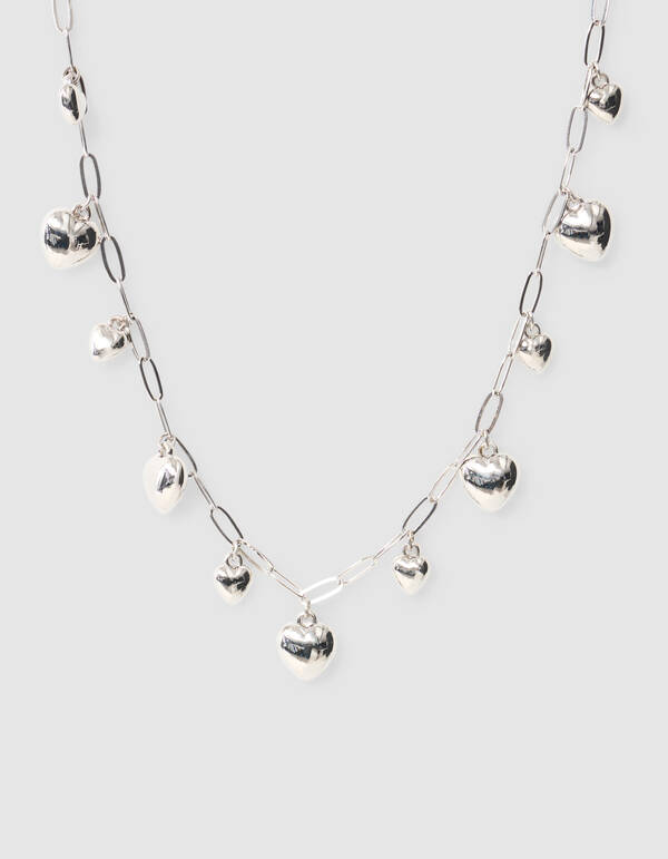 Herz-Halskette Silber SHOEBY ACCESSOIRES