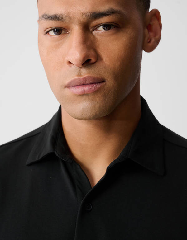 Jersey-T-Shirt Schwarz SHOEBY MEN