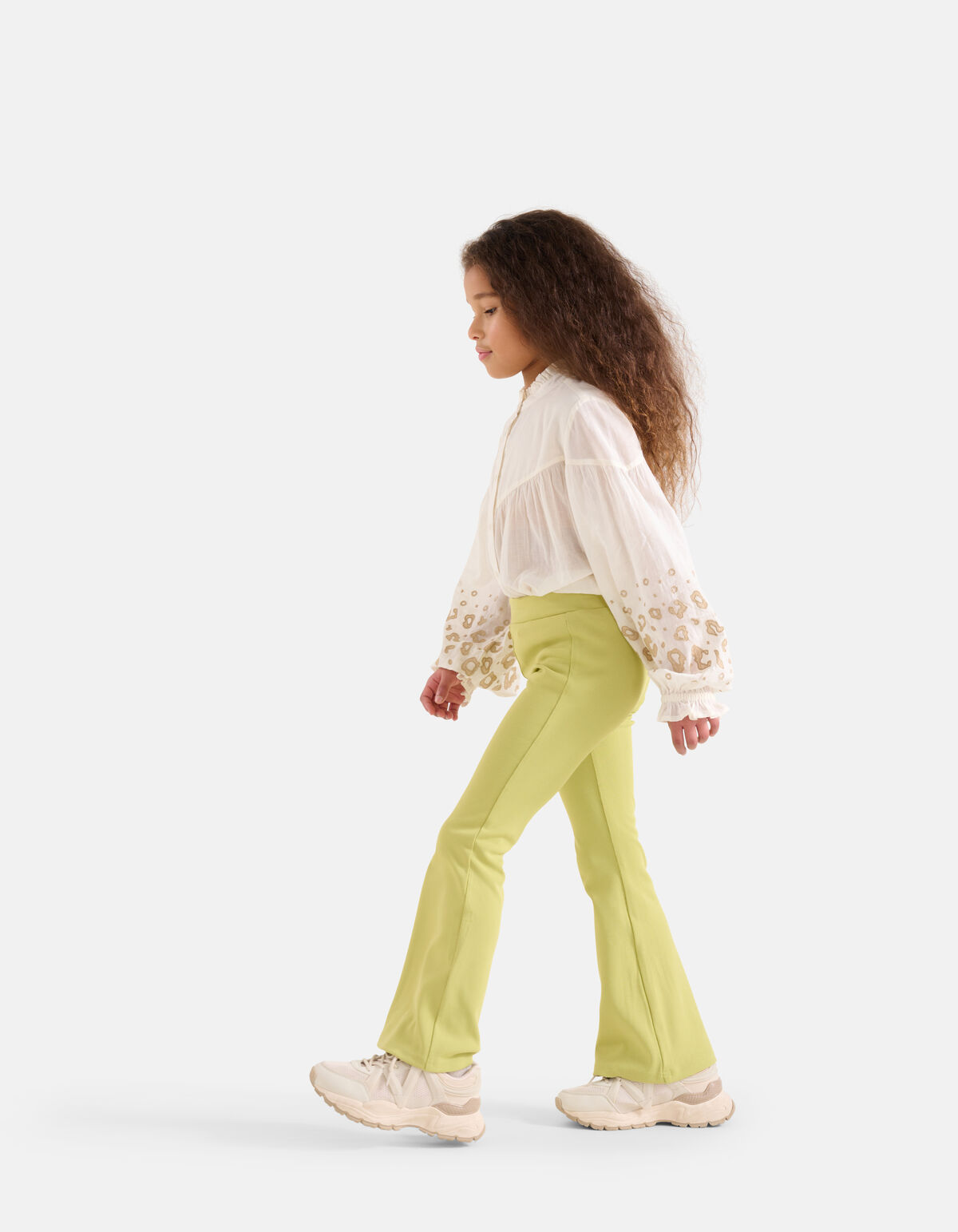 Bluse mit Stickerei Weiß SHOEBY GIRLS
