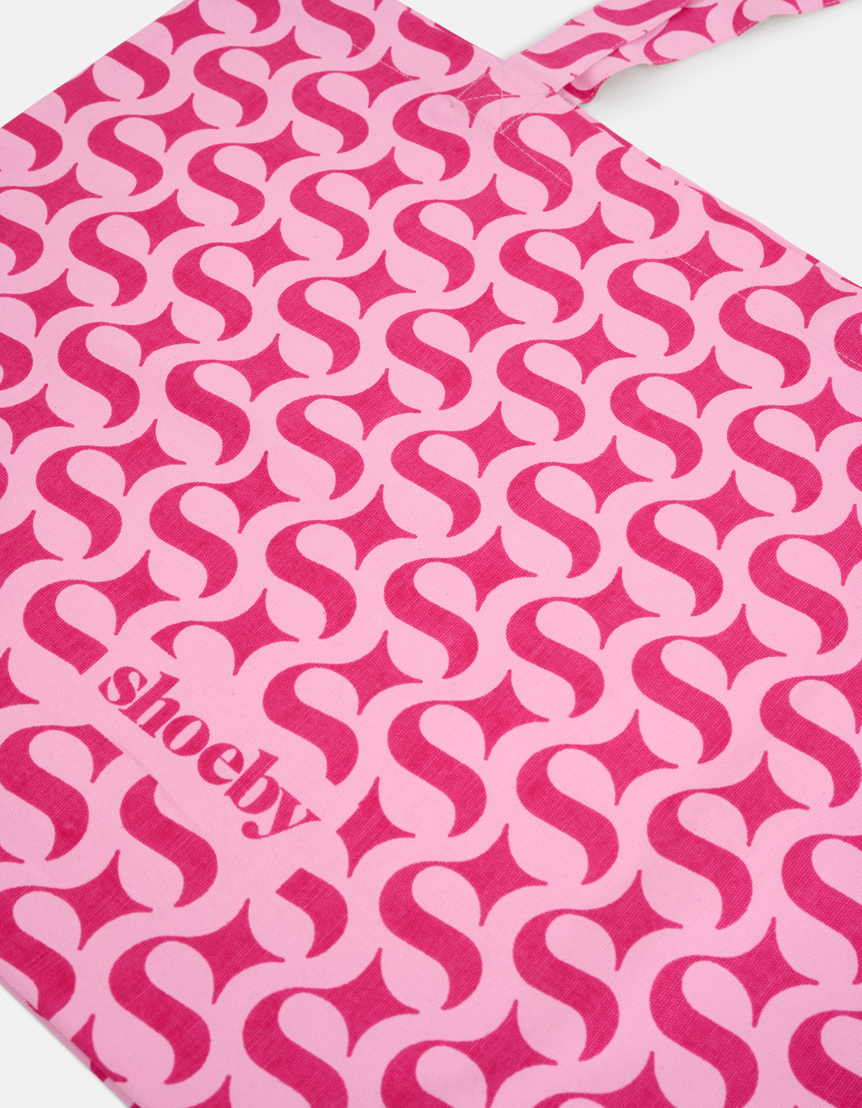Shoeby Logo Shopper Rosa SHOEBY ACCESSOIRES