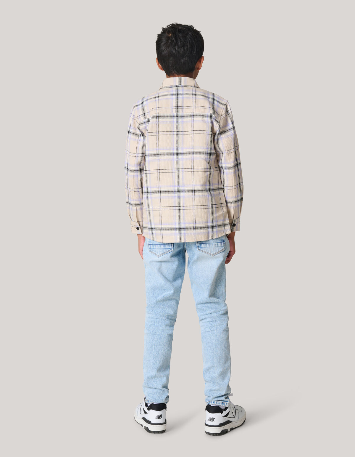 Strukturiertes Hemd Sand SHOEBY BOYS