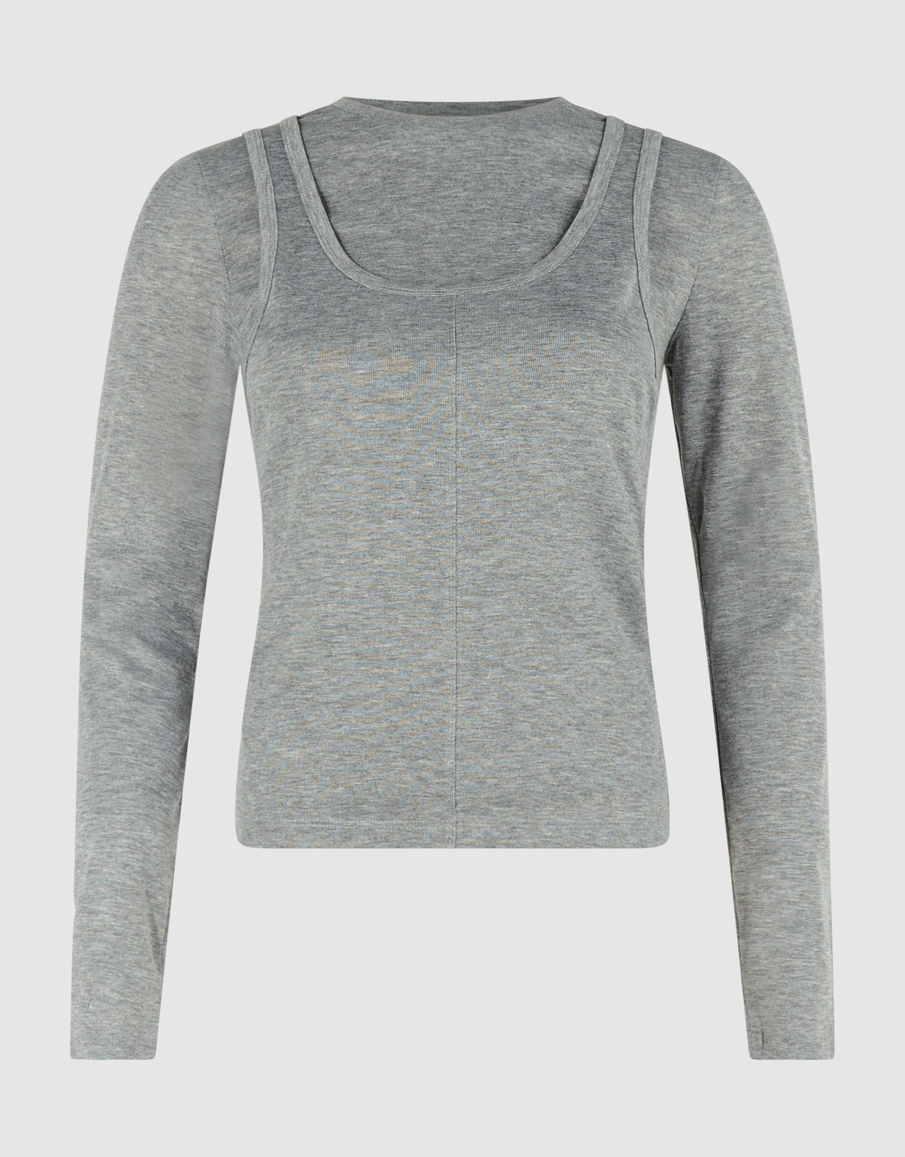 Double Singlet Top Grau SHOEBY WOMEN