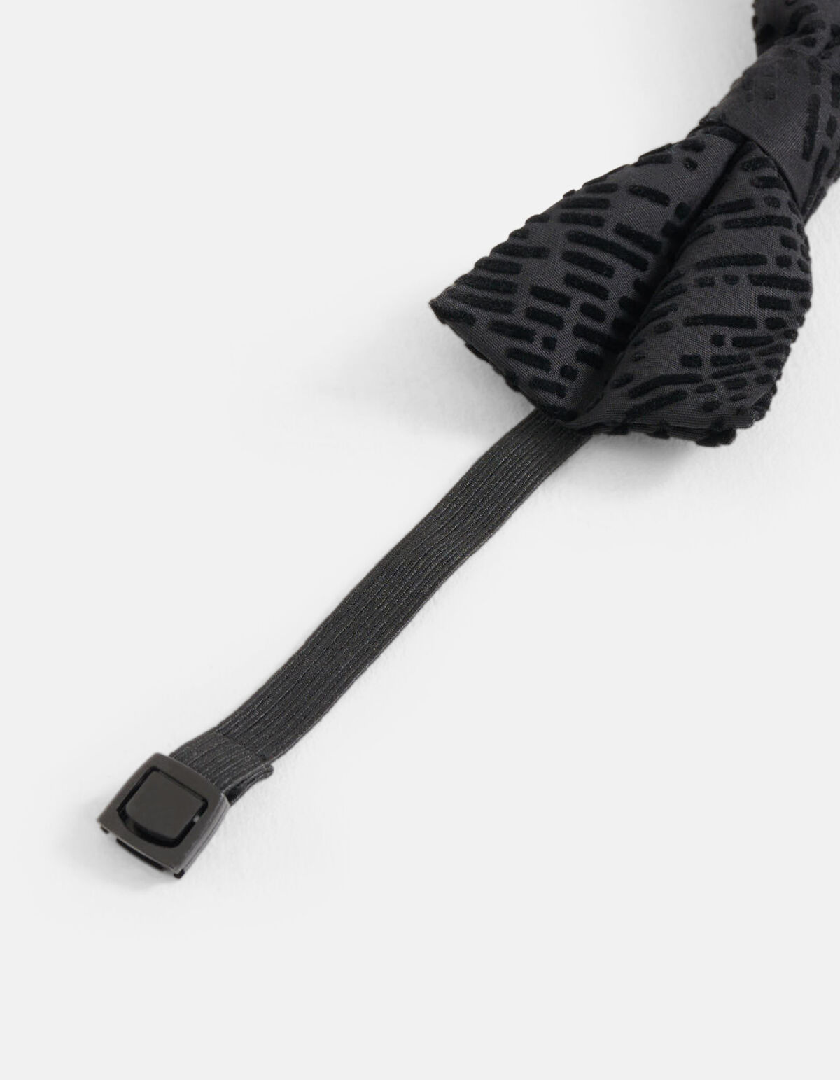 Bedruckte Schleife Schwarz SHOEBY ACCESSOIRES