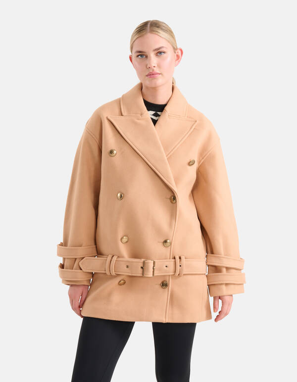 Kurze Manteljacke Braun SHOEBY WOMEN