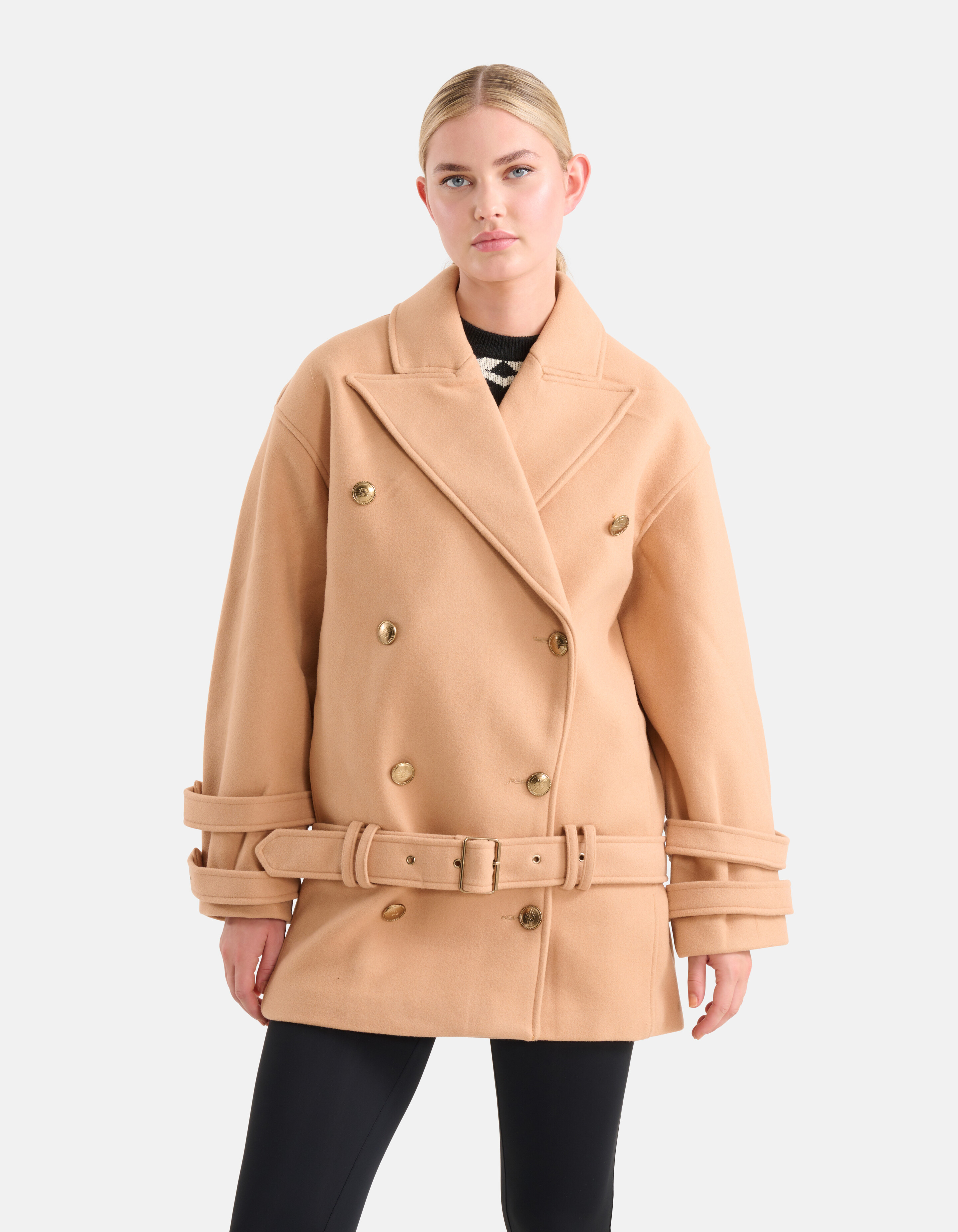 Kurze Manteljacke Braun SHOEBY WOMEN