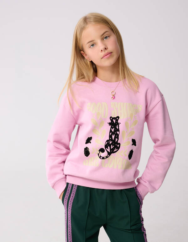 Good Things Artwork Sweater Hellrosa SHOEBY GIRLS