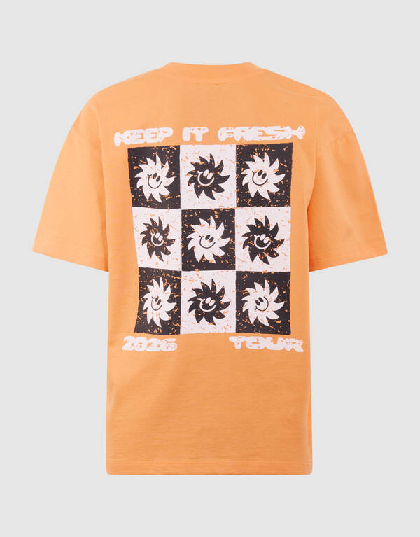 Fresh Tour Artwork T-Shirt Orange SHOEBY BOYS