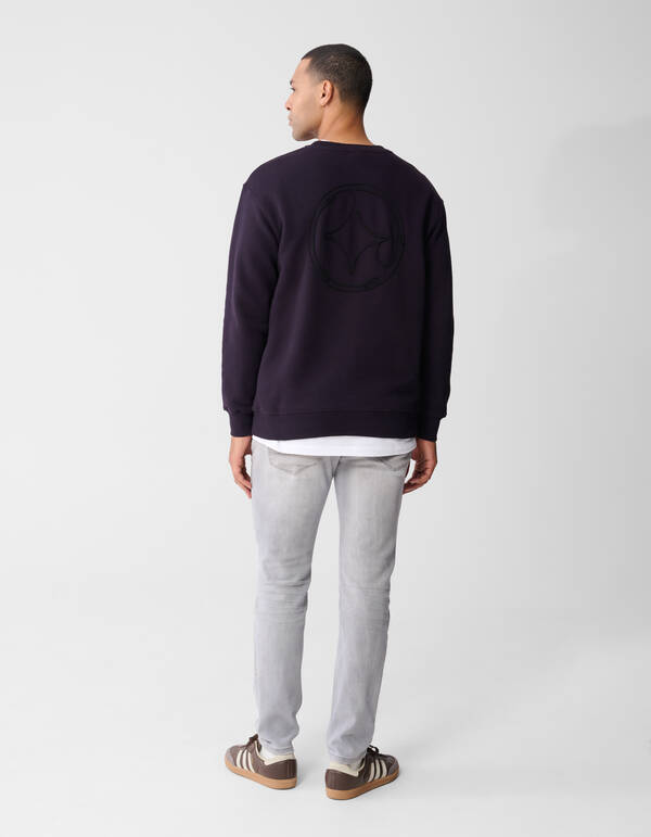 Cord Artwork Pullover Dunkelrot SHOEBY MEN