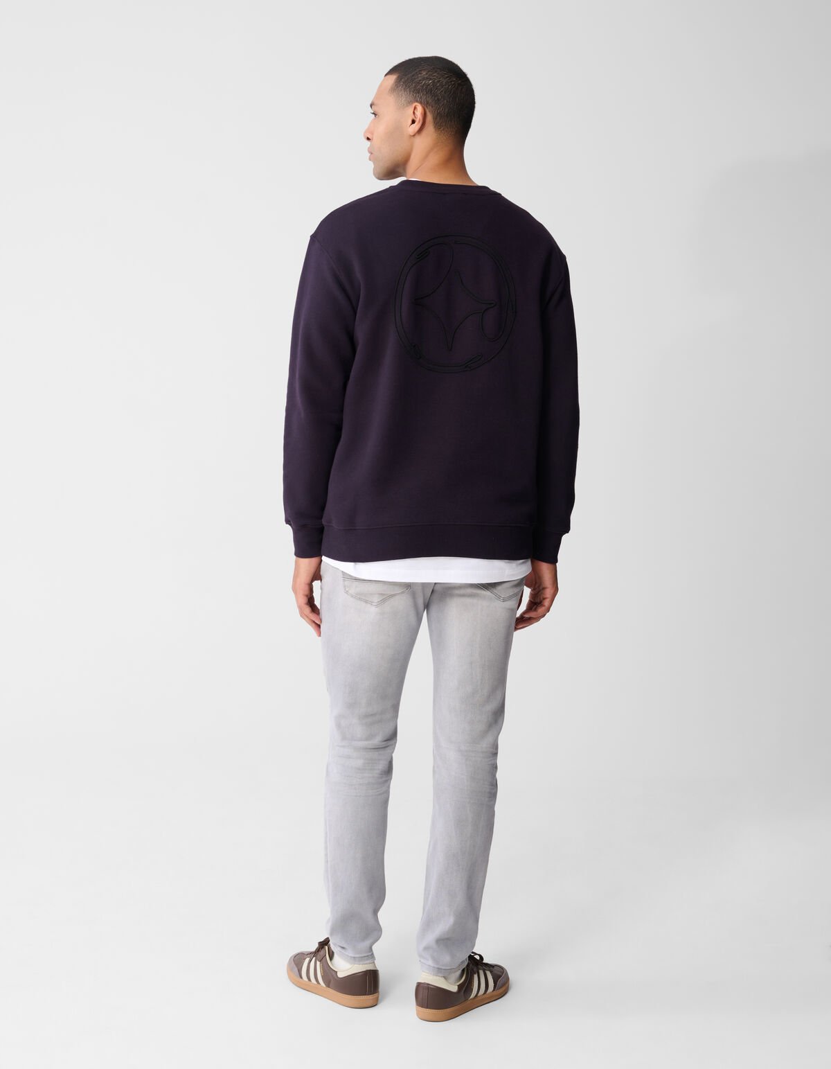 Cord Artwork Pullover Dunkelrot SHOEBY MEN
