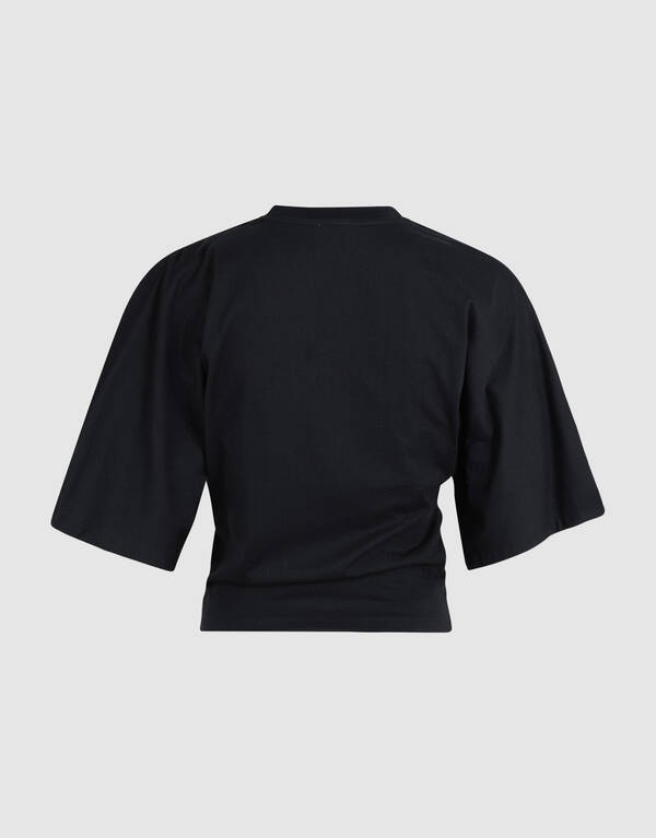 Drapiertes Top Schwarz SHOEBY WOMEN