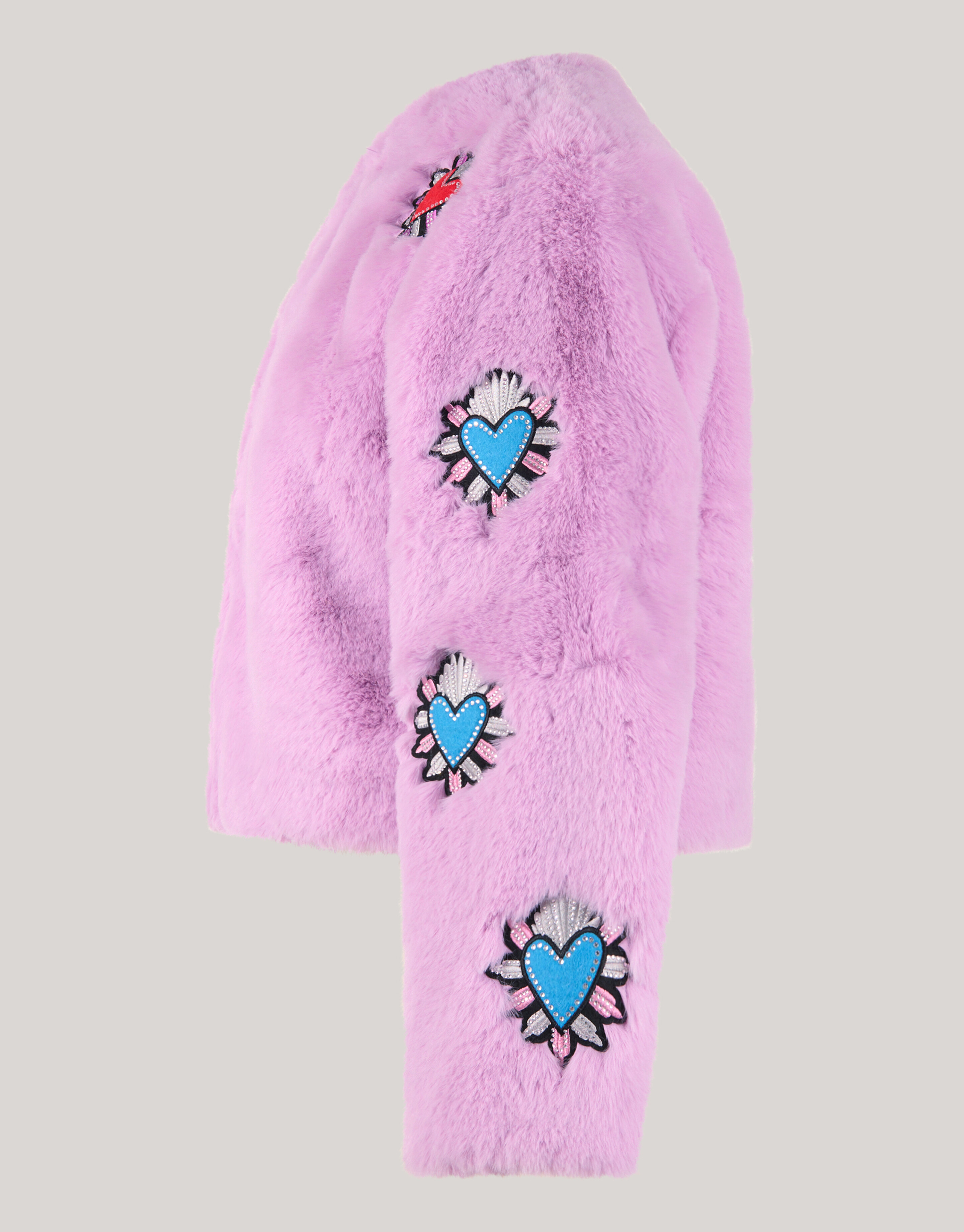 Kunstpelz Jacke Hell Lila SHOEBY WOMEN