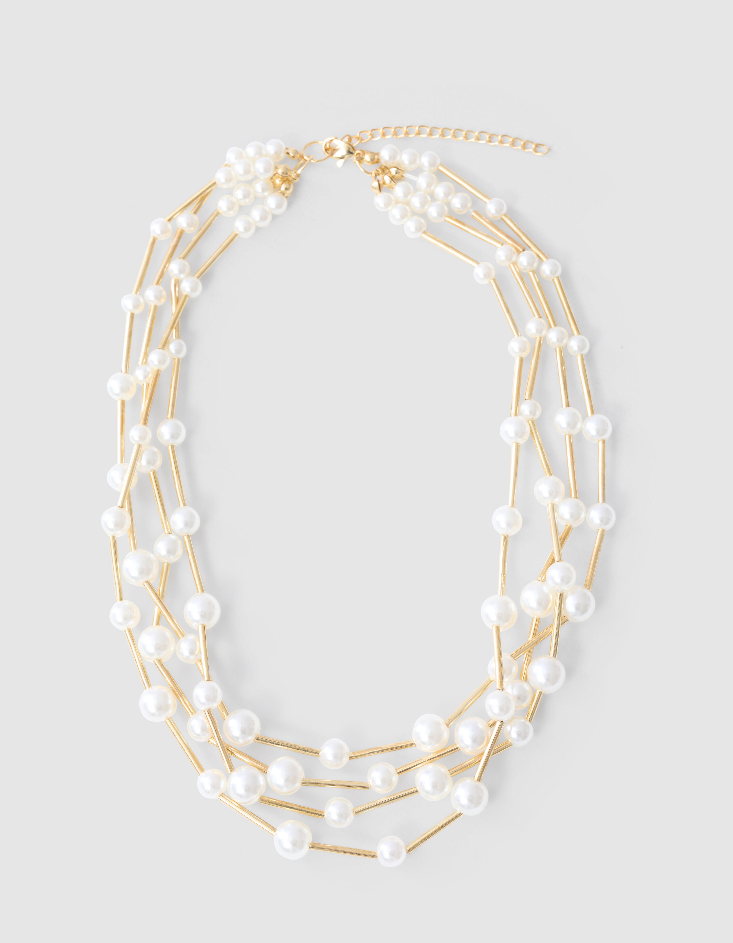 Perlenkette Gold SHOEBY ACCESSOIRES