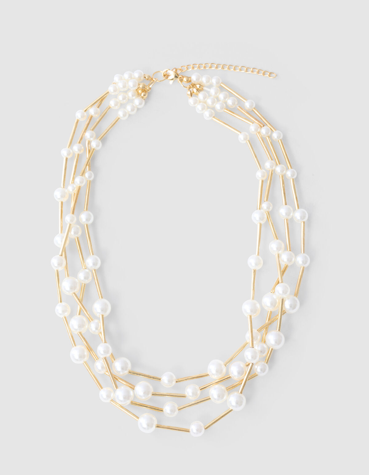Perlenkette Gold SHOEBY ACCESSOIRES