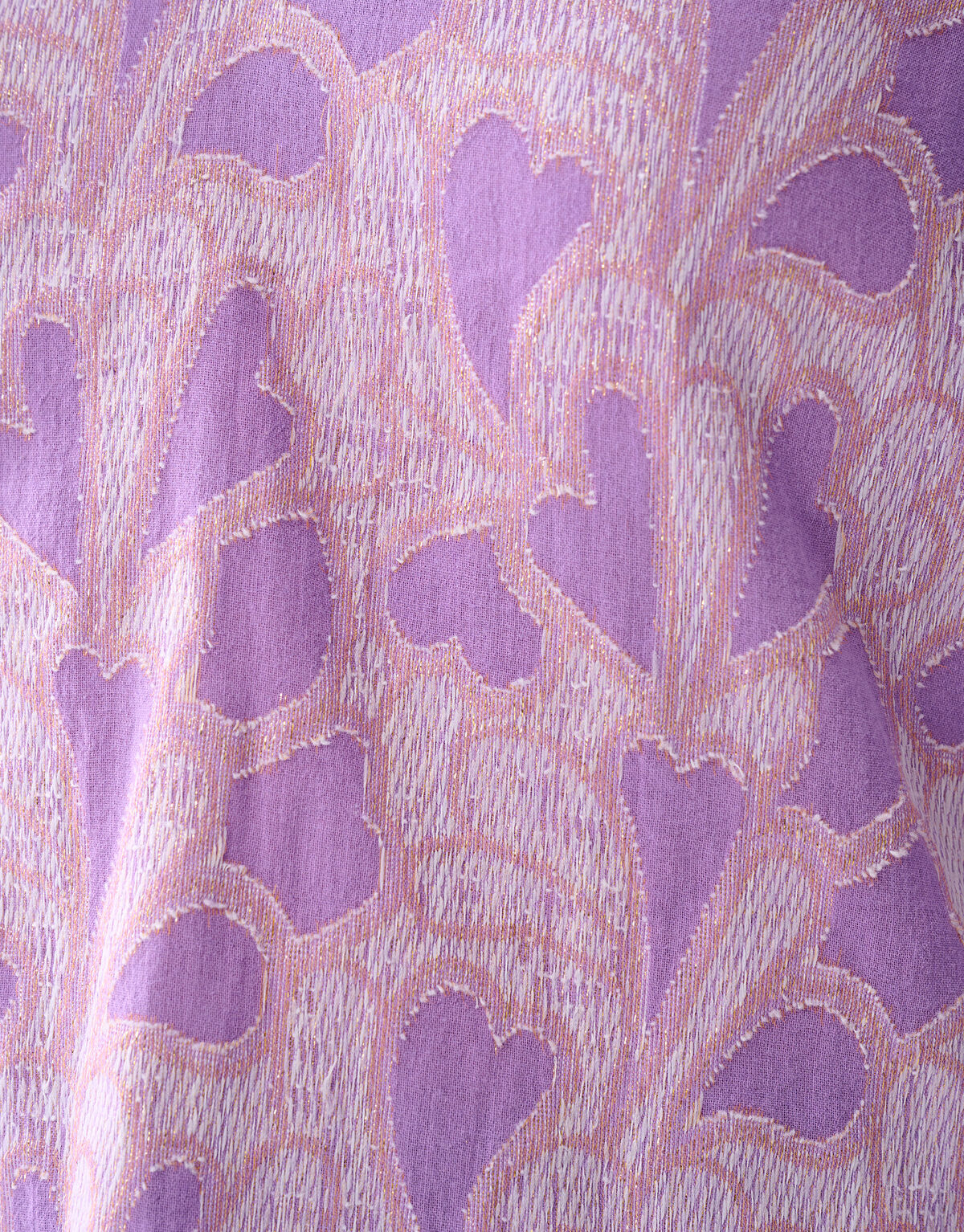 Lurex Herz Bluse Lila SHOEBY WOMEN