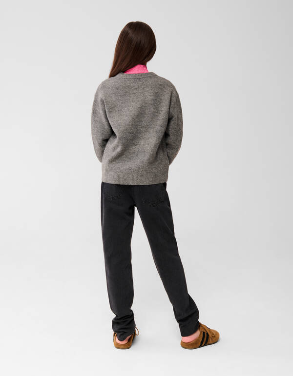 Bliss Artwork Pullover Dunkelgrau SHOEBY GIRLS