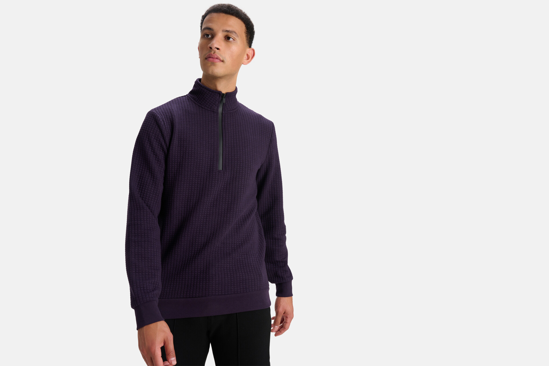 Gesteppte Pullover Violett SHOEBY MEN