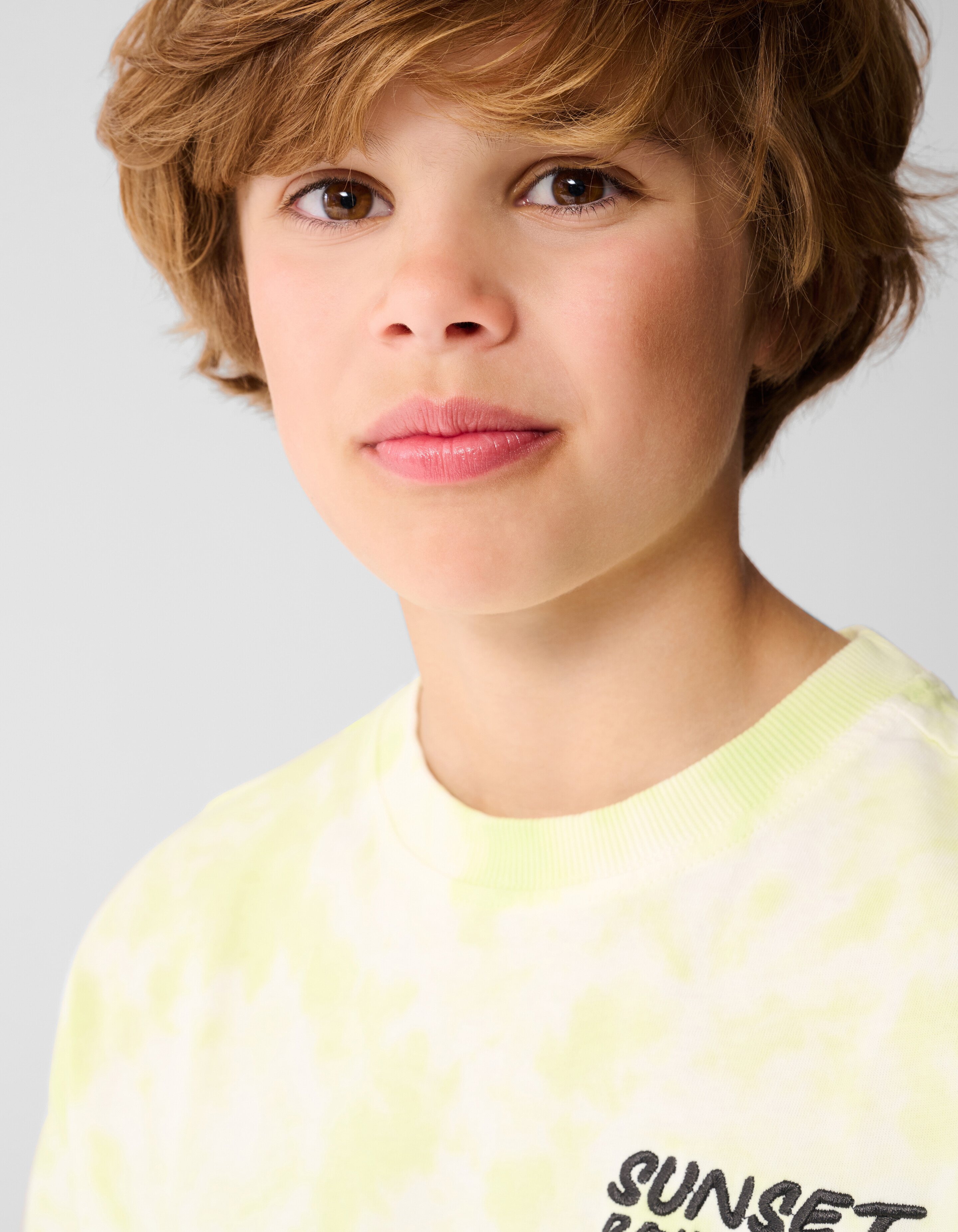 Tie Dye T-shirt Hellgrün SHOEBY BOYS