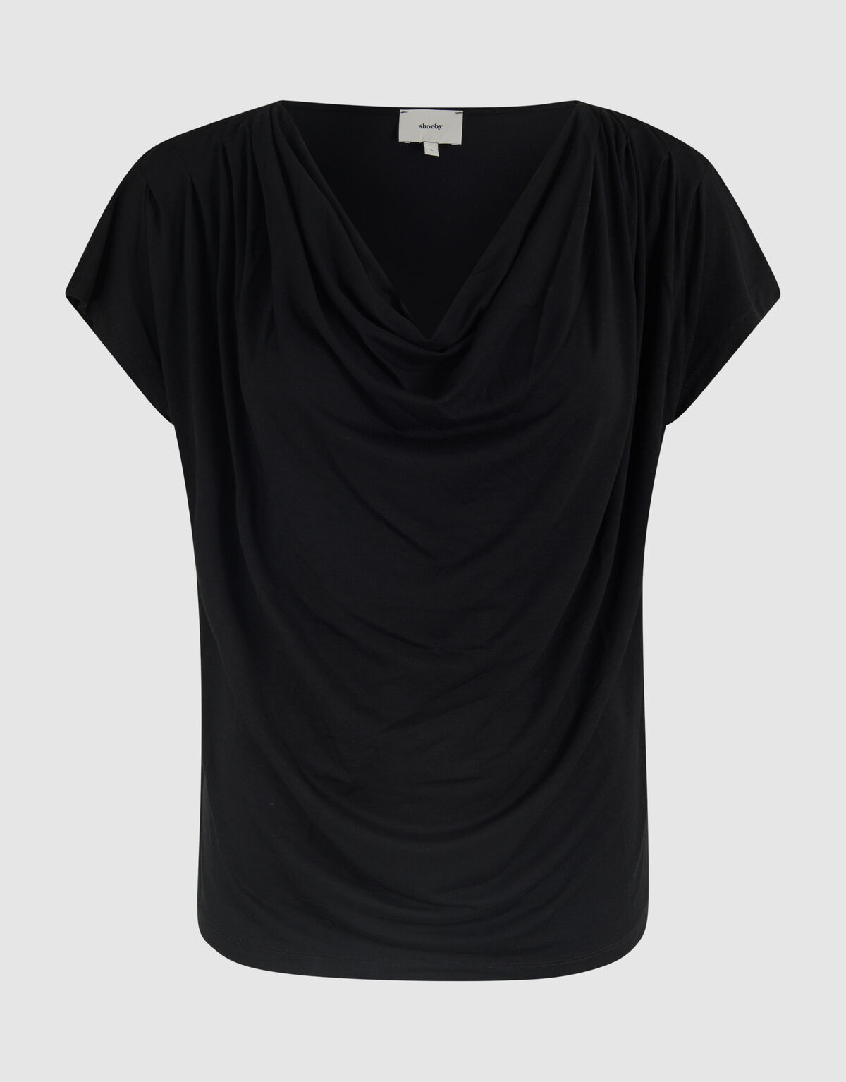 Drapiertes Top Schwarz SHOEBY WOMEN