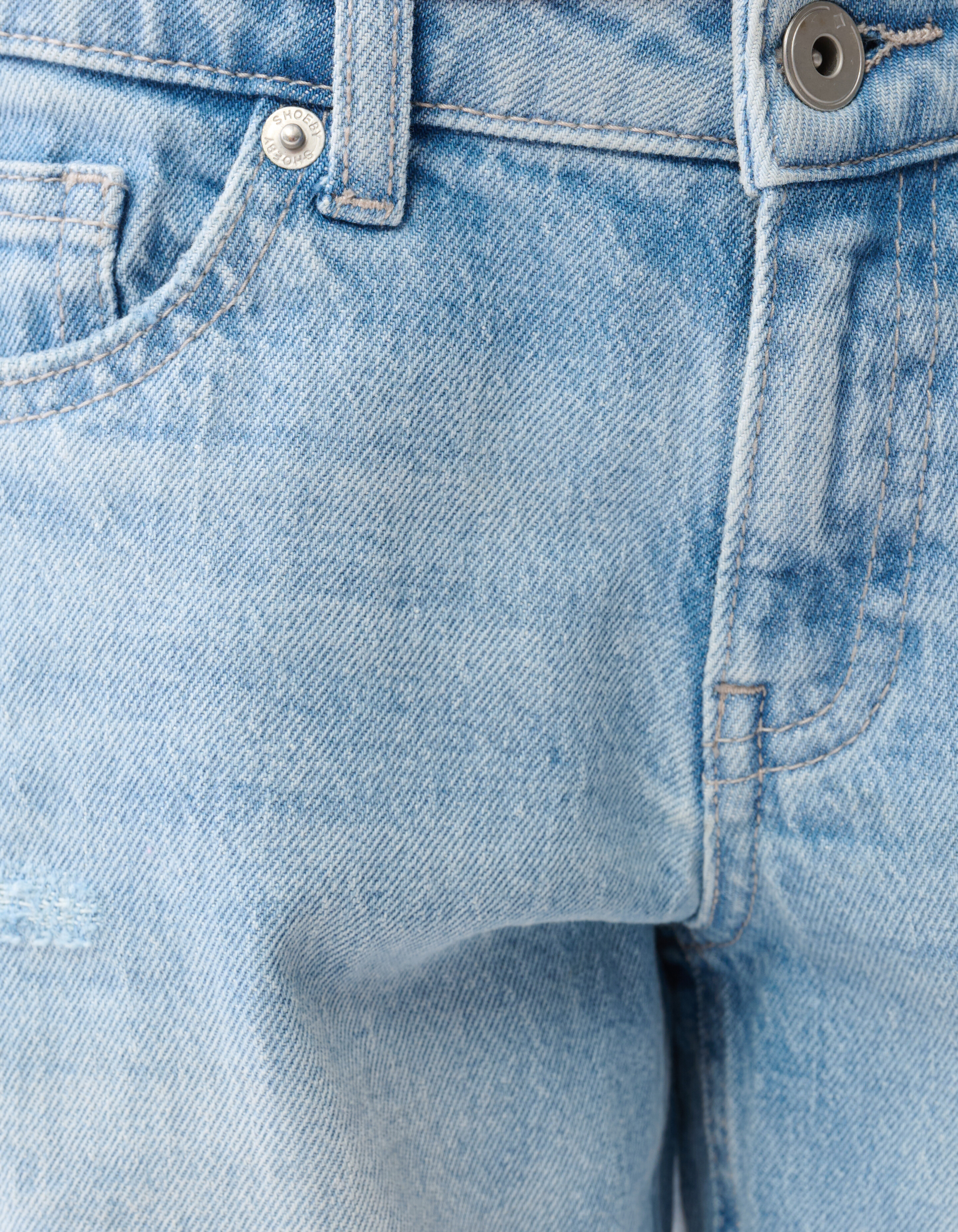 Straight Fit Jeansshorts gebleicht SHOEBY BOYS