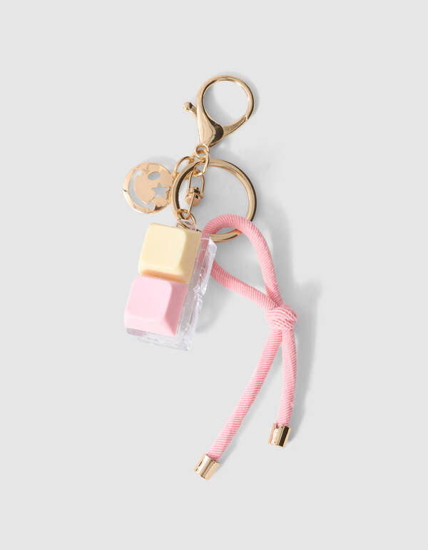 Smile Click Schl&uuml;sselanh&auml;nger Rosa SHOEBY ACCESSOIRES