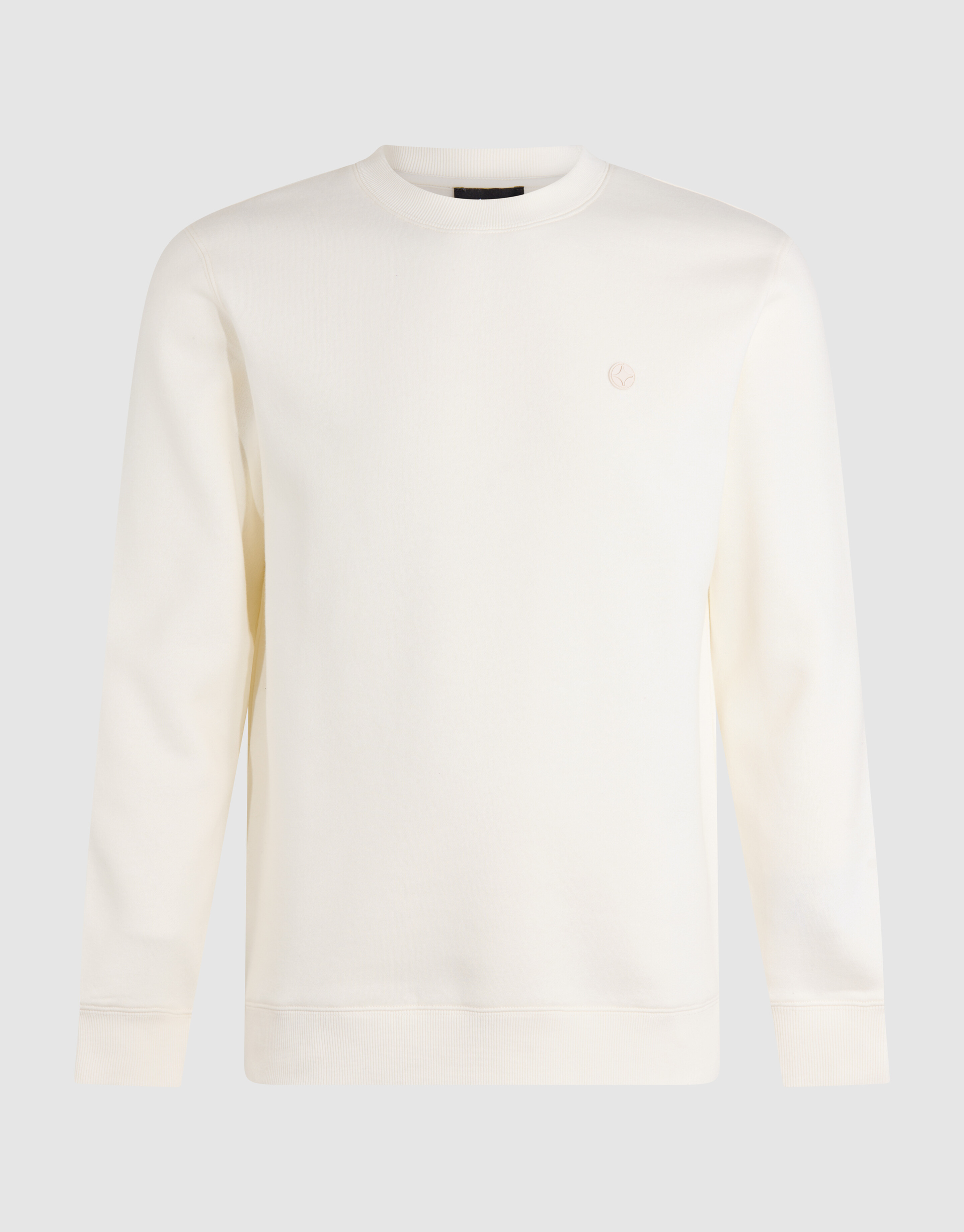 Pullover mit Abzeichen in Off White SHOEBY MEN