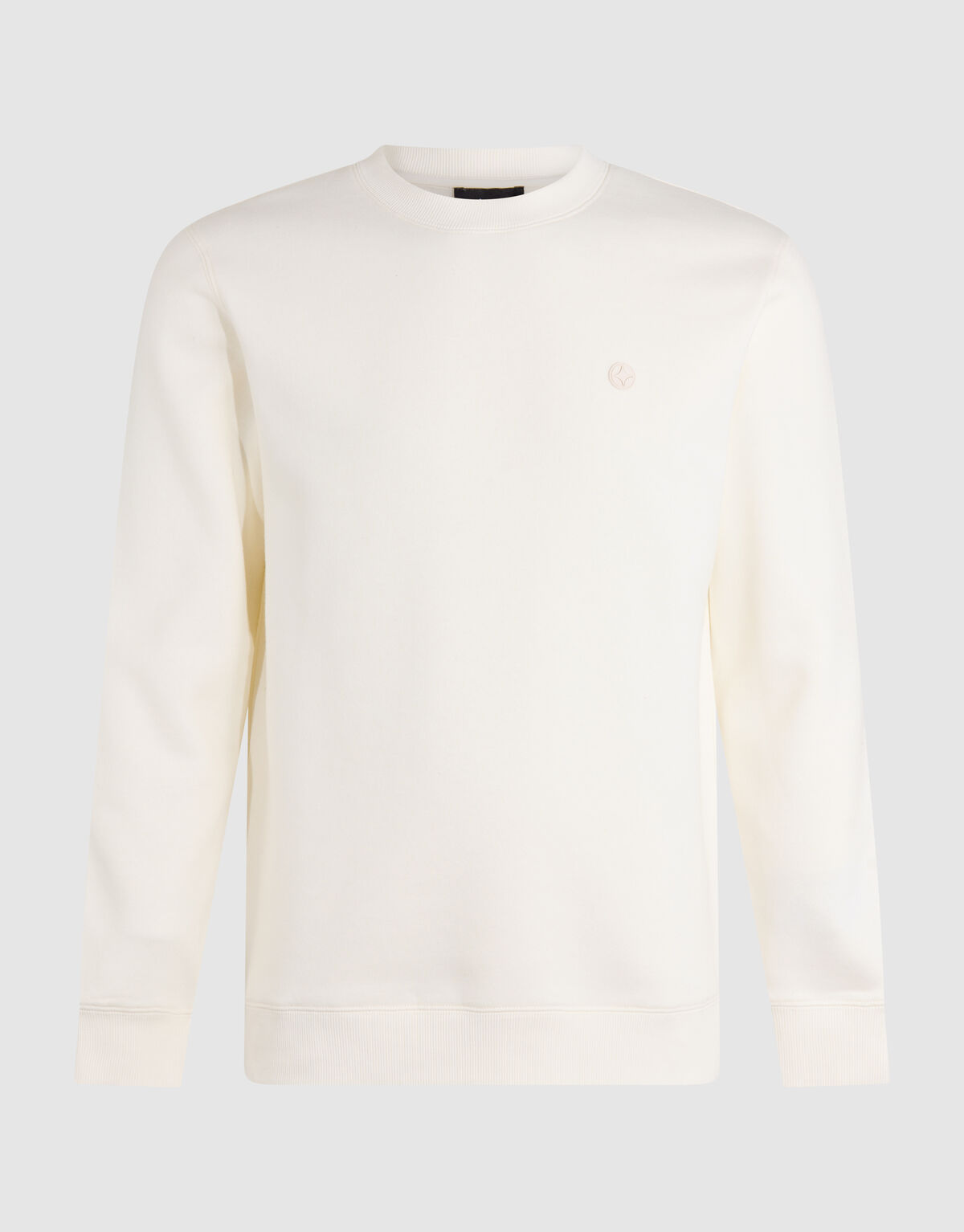 Pullover mit Abzeichen in Off White SHOEBY MEN