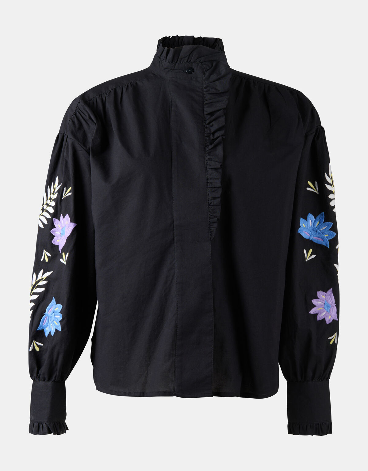 Bluse mit Voile-Stickerei SHOEBY WOMEN