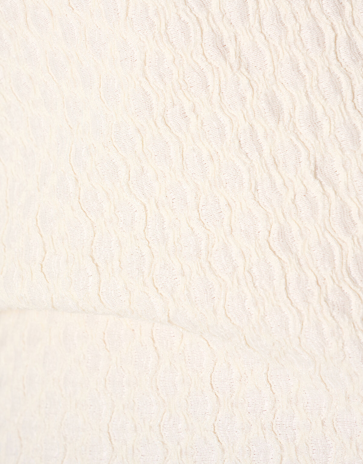 Crinkle Ruffle Top Wei&szlig; SHOEBY WOMEN